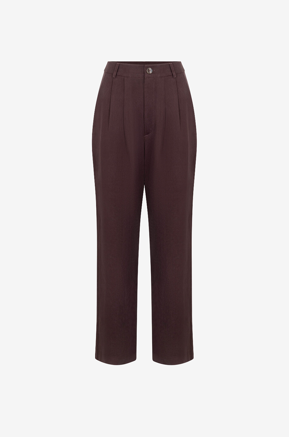 Fliessende Bundfaltenhose aus Lyocell Mason