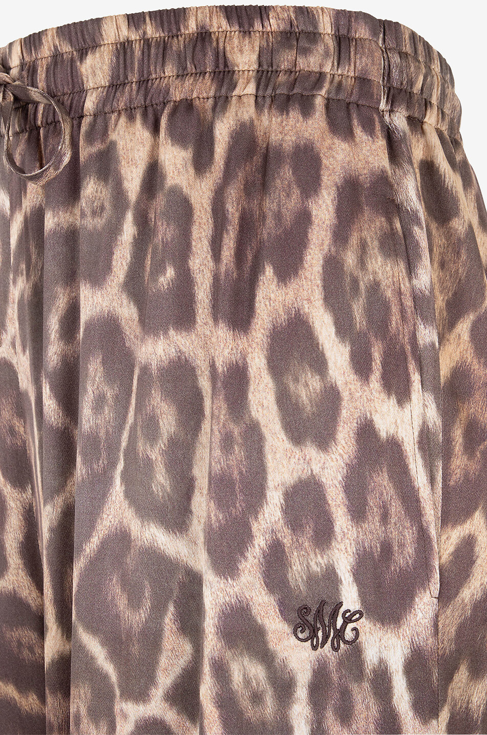 STELLA McCARTNEY Hose im Pyjama-Stil mit weitem Bein Leopard Damen BUNT 3