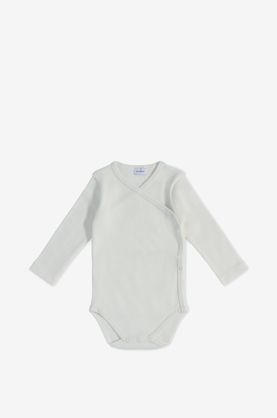 Gerippter Wickel-Body für Babys aus Jersey