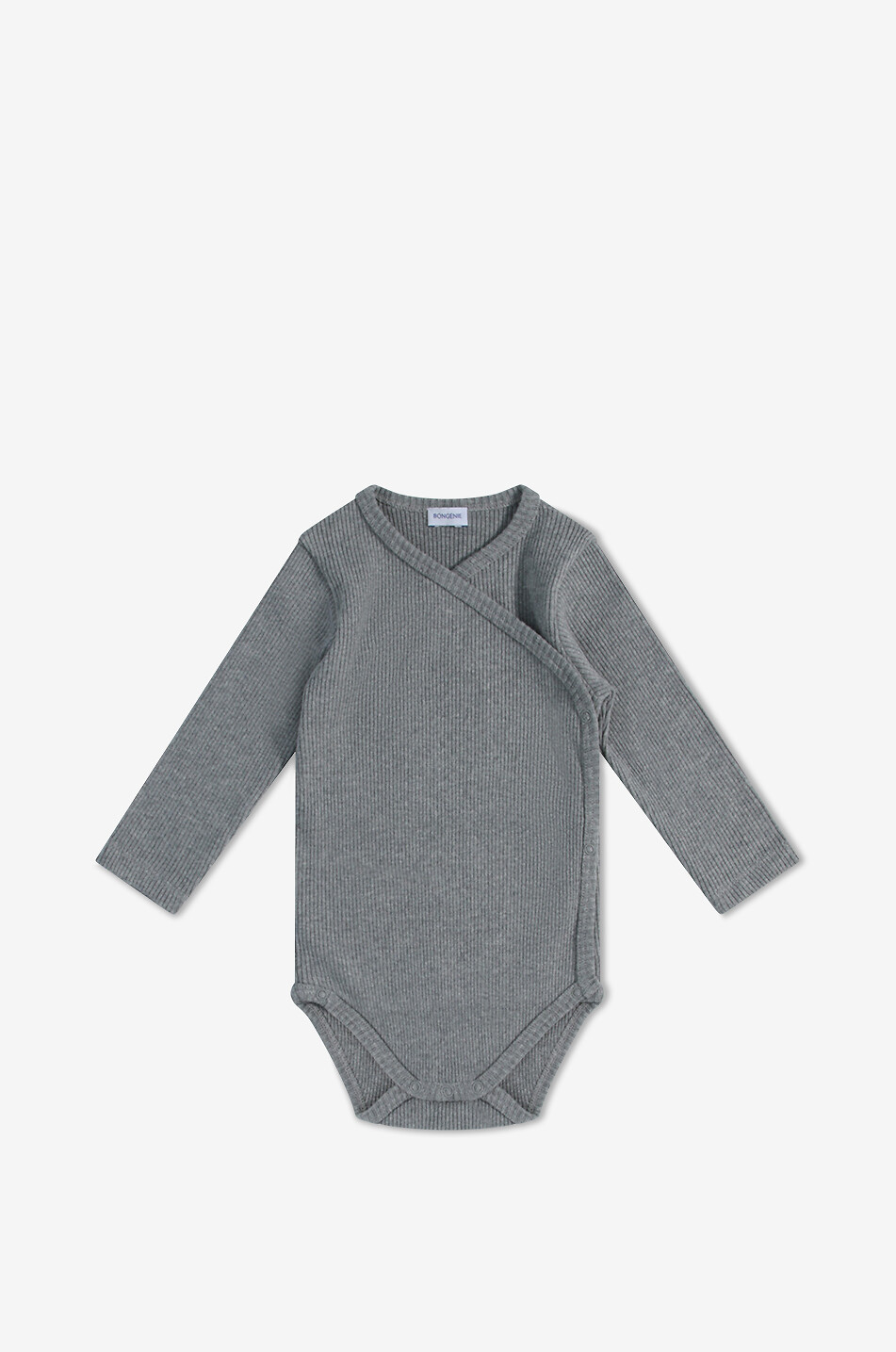 Gerippter Wickel-Body für Babys aus Jersey