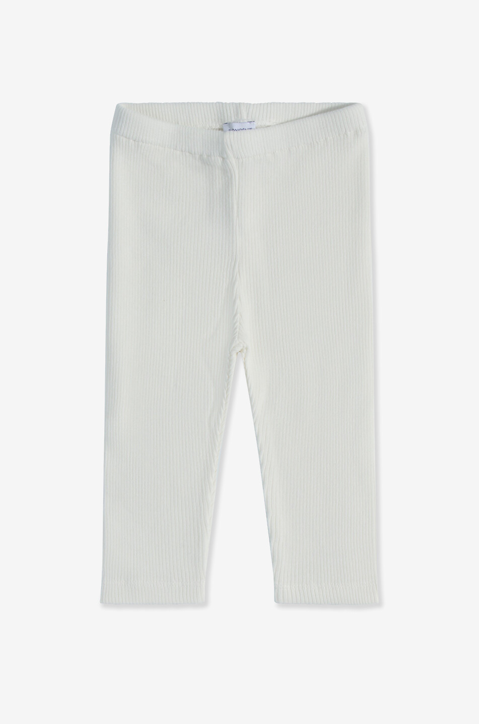 Ribbed jersey baby leggings