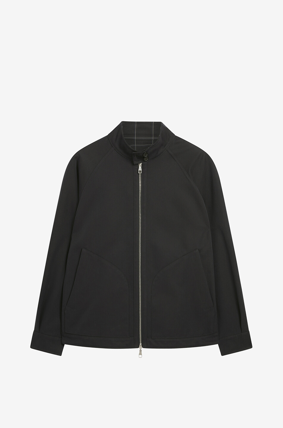 DUNHILL Wendejacke aus Baumwolle Harrington Herren DUNKELBLAU 1