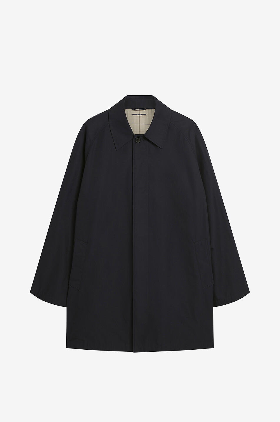 DUNHILL Lightweight cotton twill coat Men DARK BLUE 1