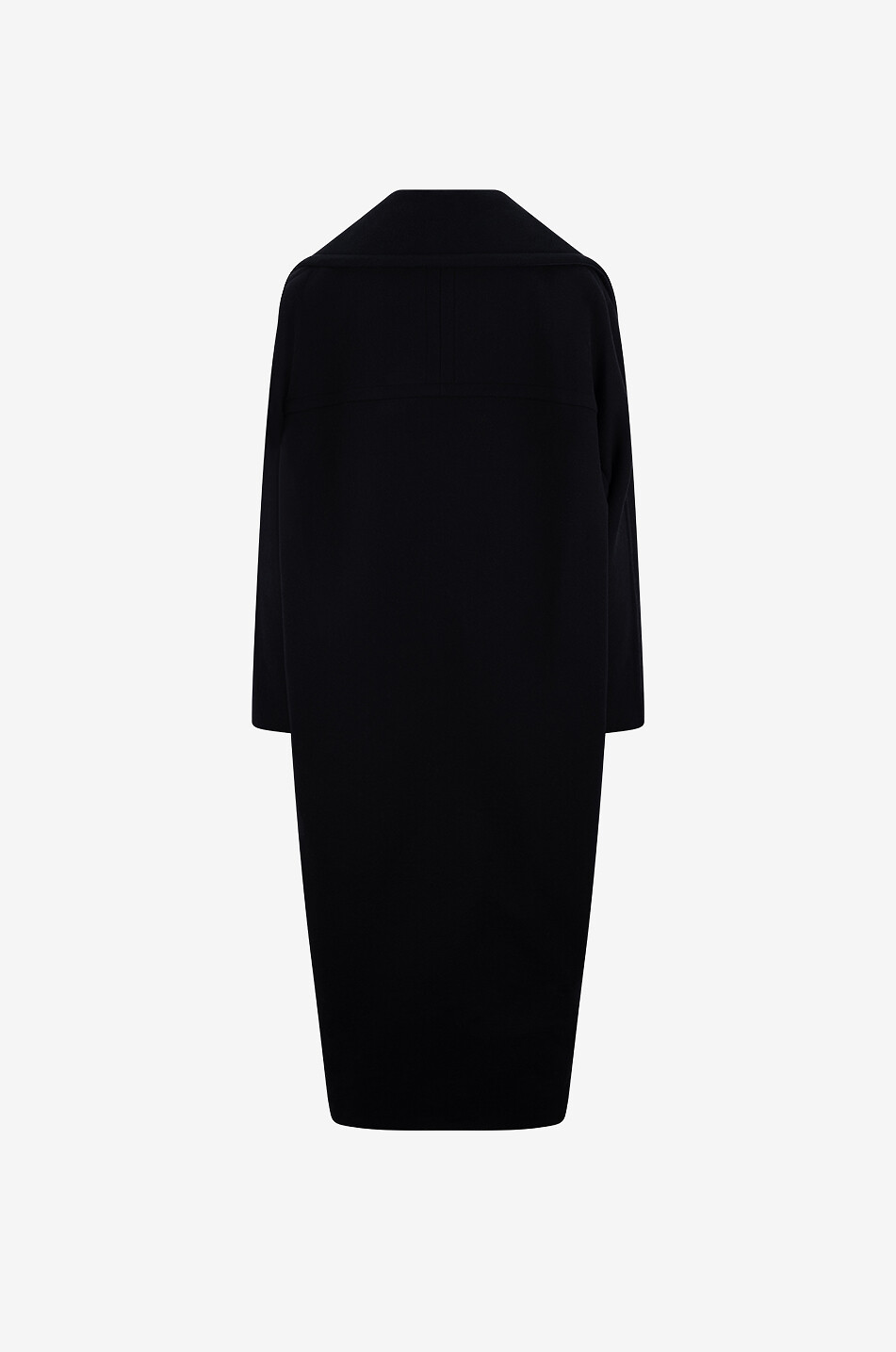 Oversize-Wollmantel Maxi Round