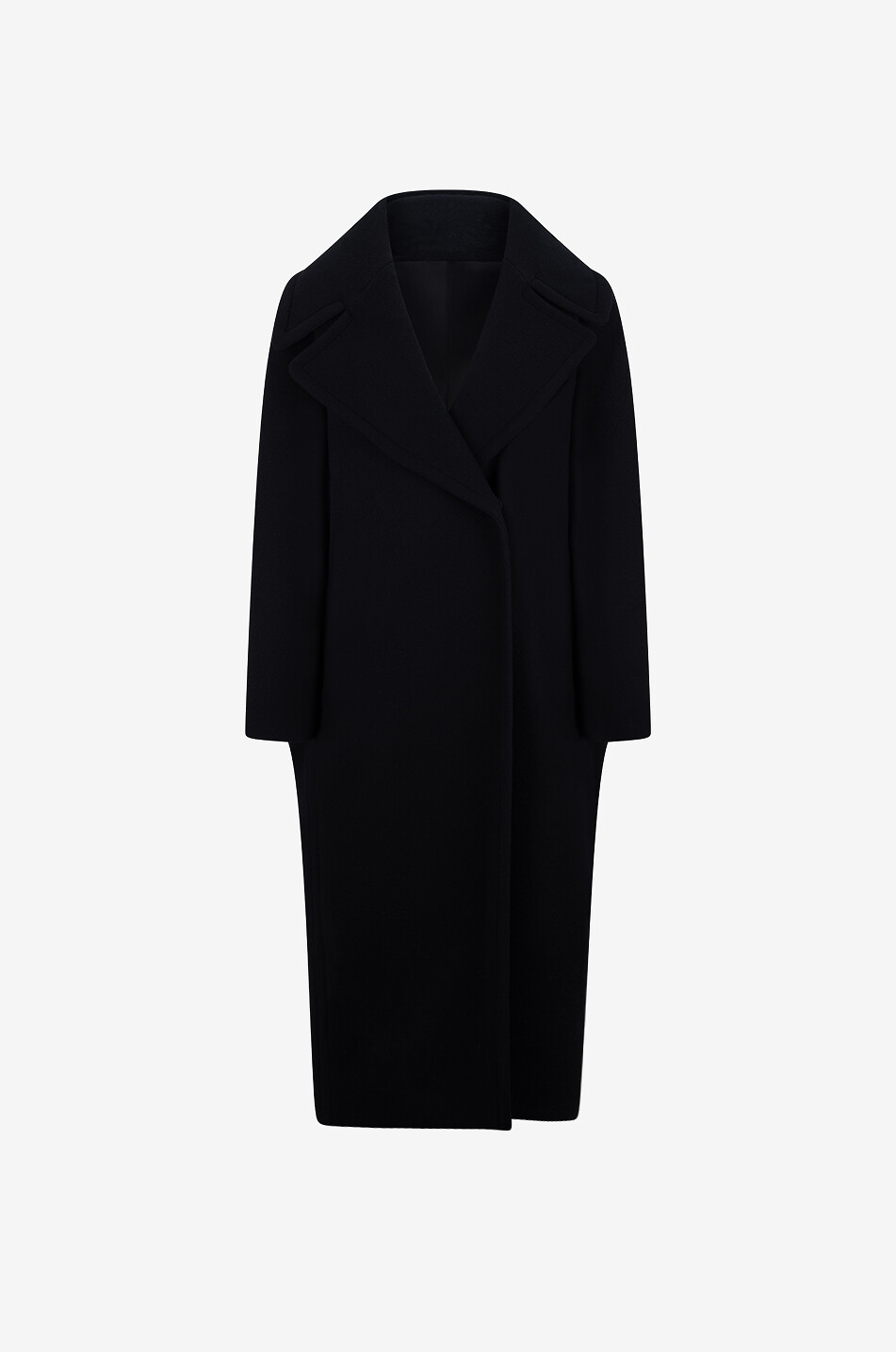 Manteau oversize en laine Maxi Round