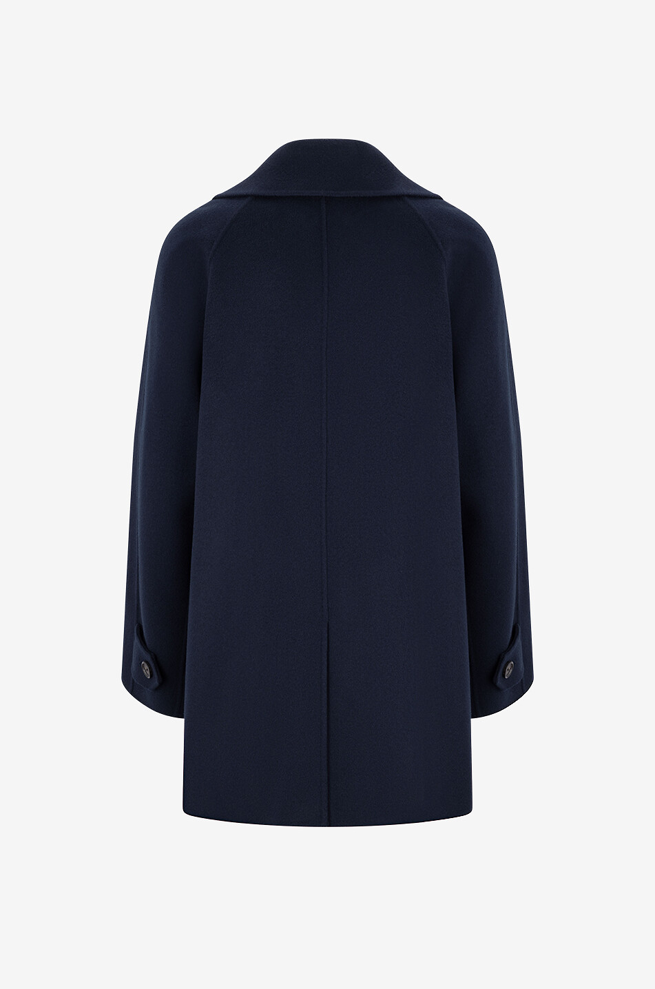 'S MAX MARA Zweireihiger Oversize-Mantel aus Wolle Capri Damen DUNKELBLAU 2