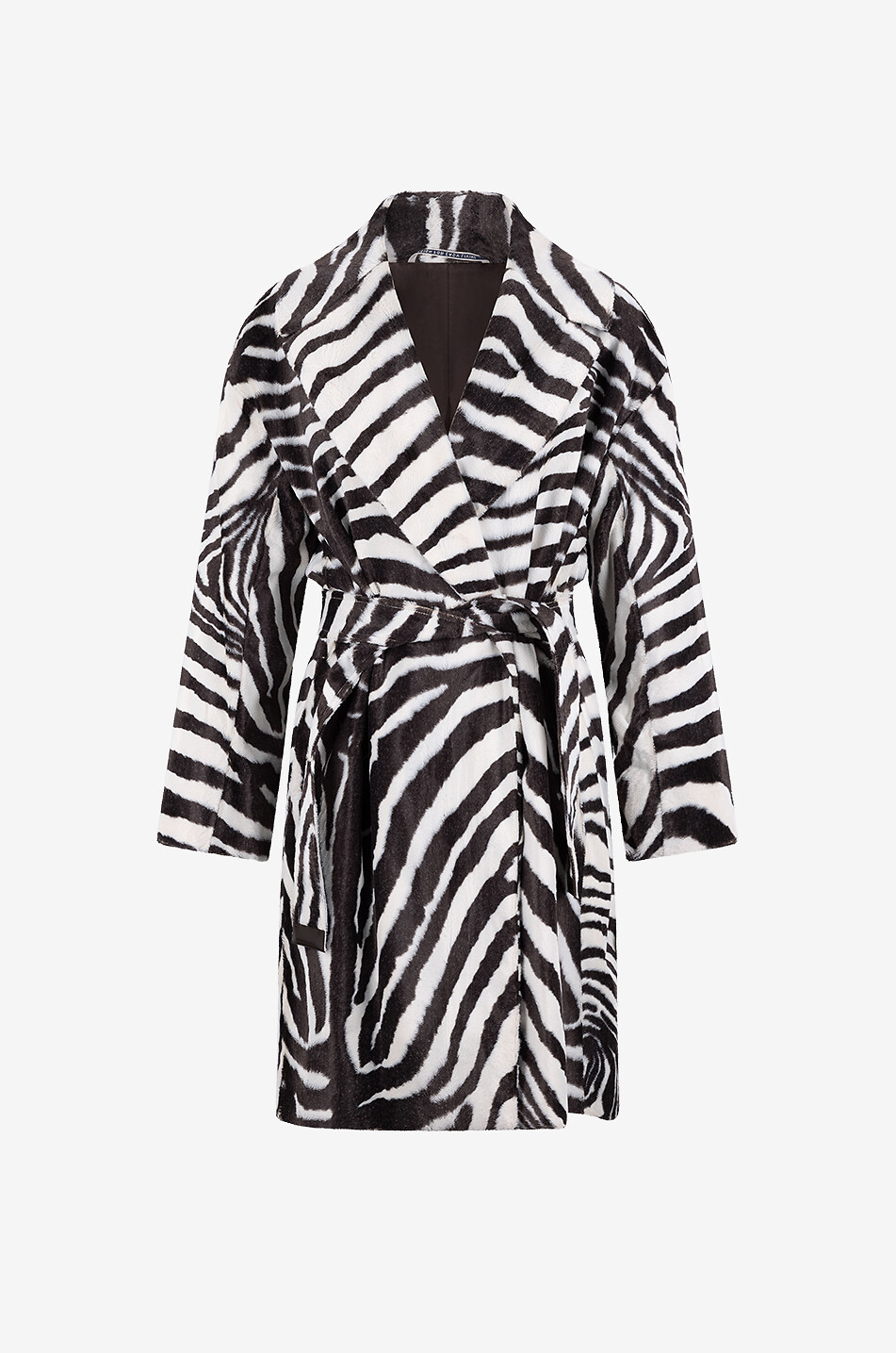 Manteau en velours imprimé zèbre Ricordo