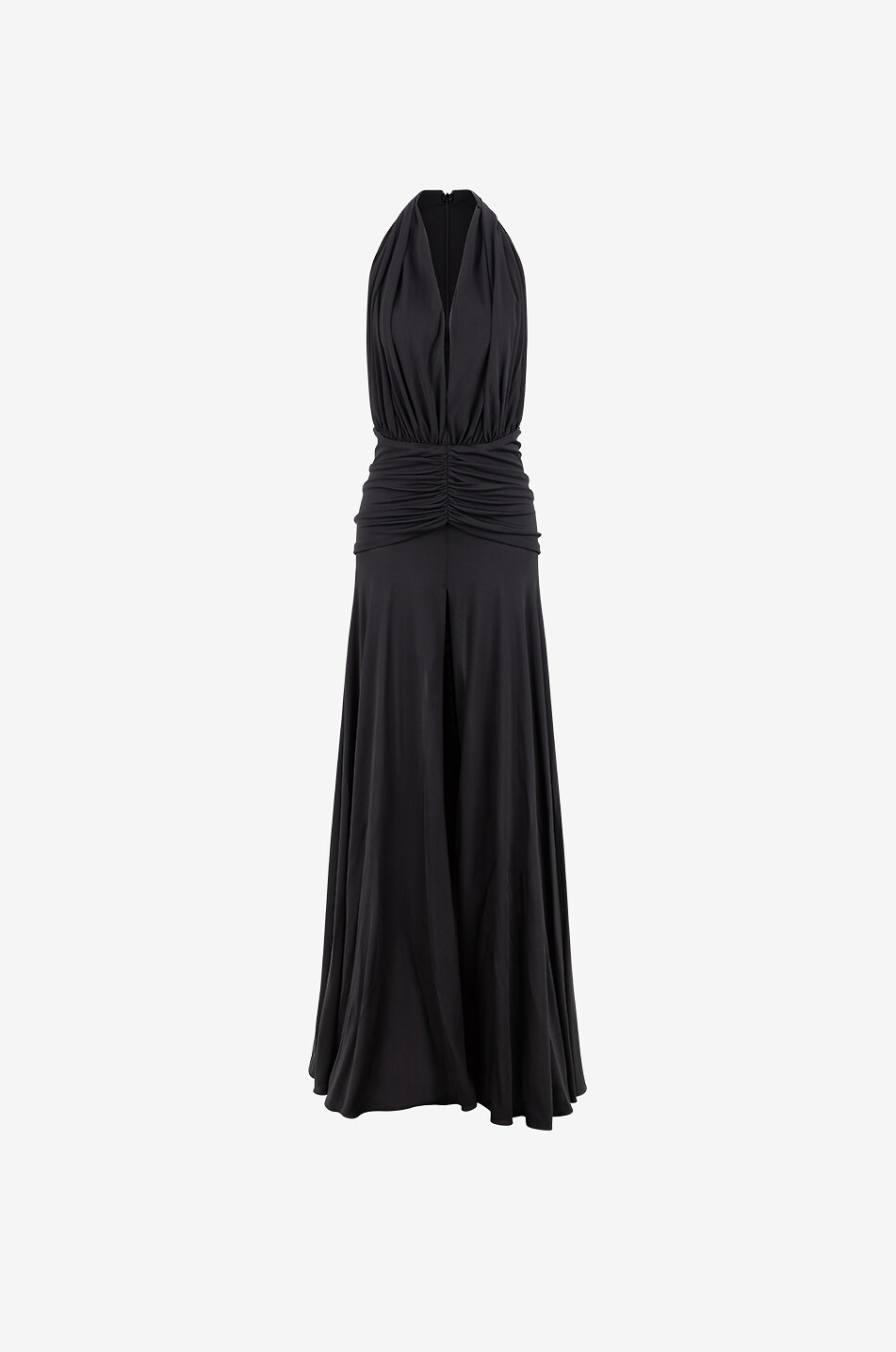 Langes Jerseykleid mit Kapuze Déesse