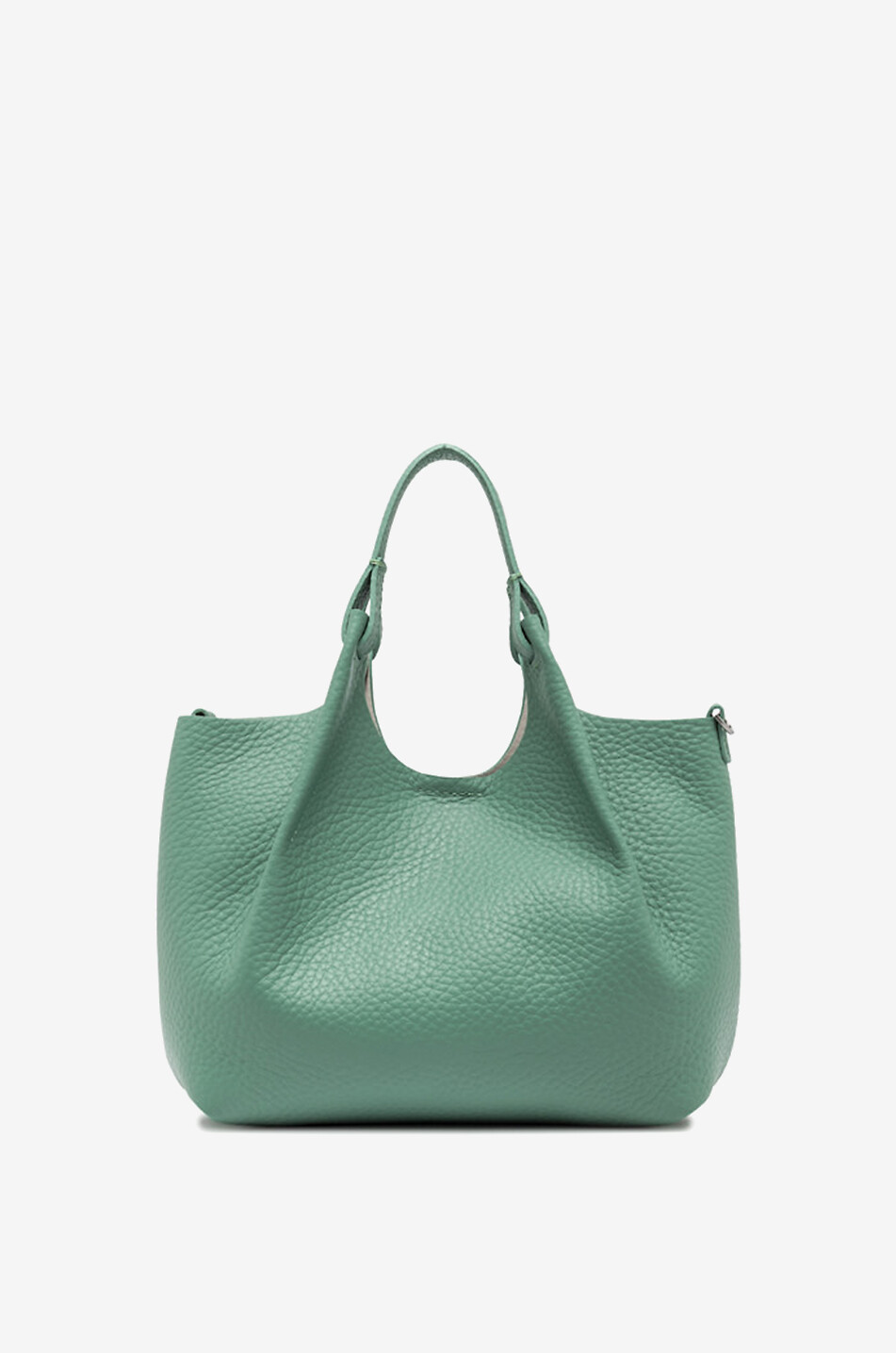GIANNI CHIARINI Handtasche aus genarbtem Leder Dua Damen DUNKELGRÜN 4