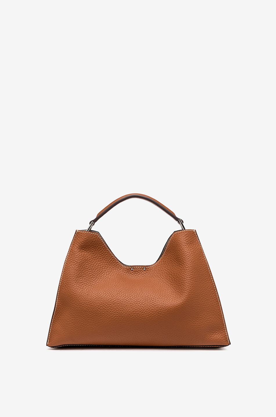 GIANNI CHIARINI Aurora grained leather handbag Women LIGHT BROWN 3