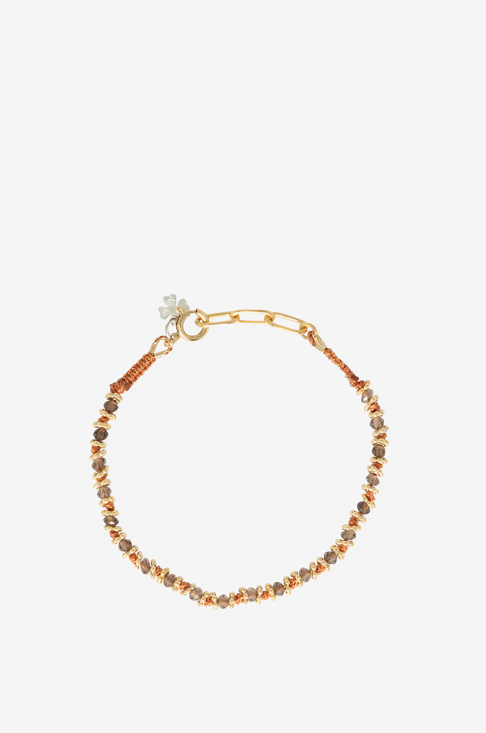 TITYARAVY Kamala smokey quartz bracelet Women ORANGE 1