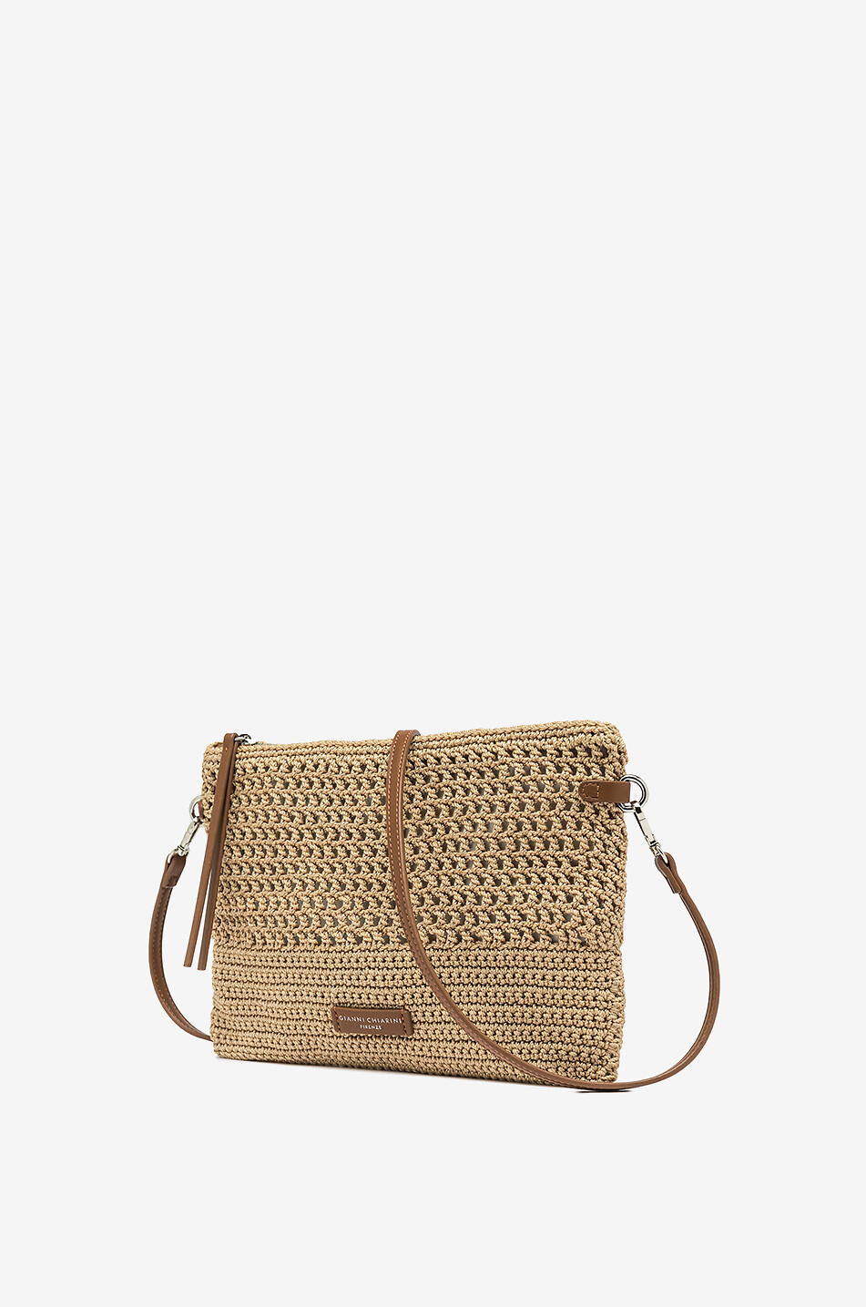 GIANNI CHIARINI Sac porté épaule crochetée Victoria Femme BEIGE 3