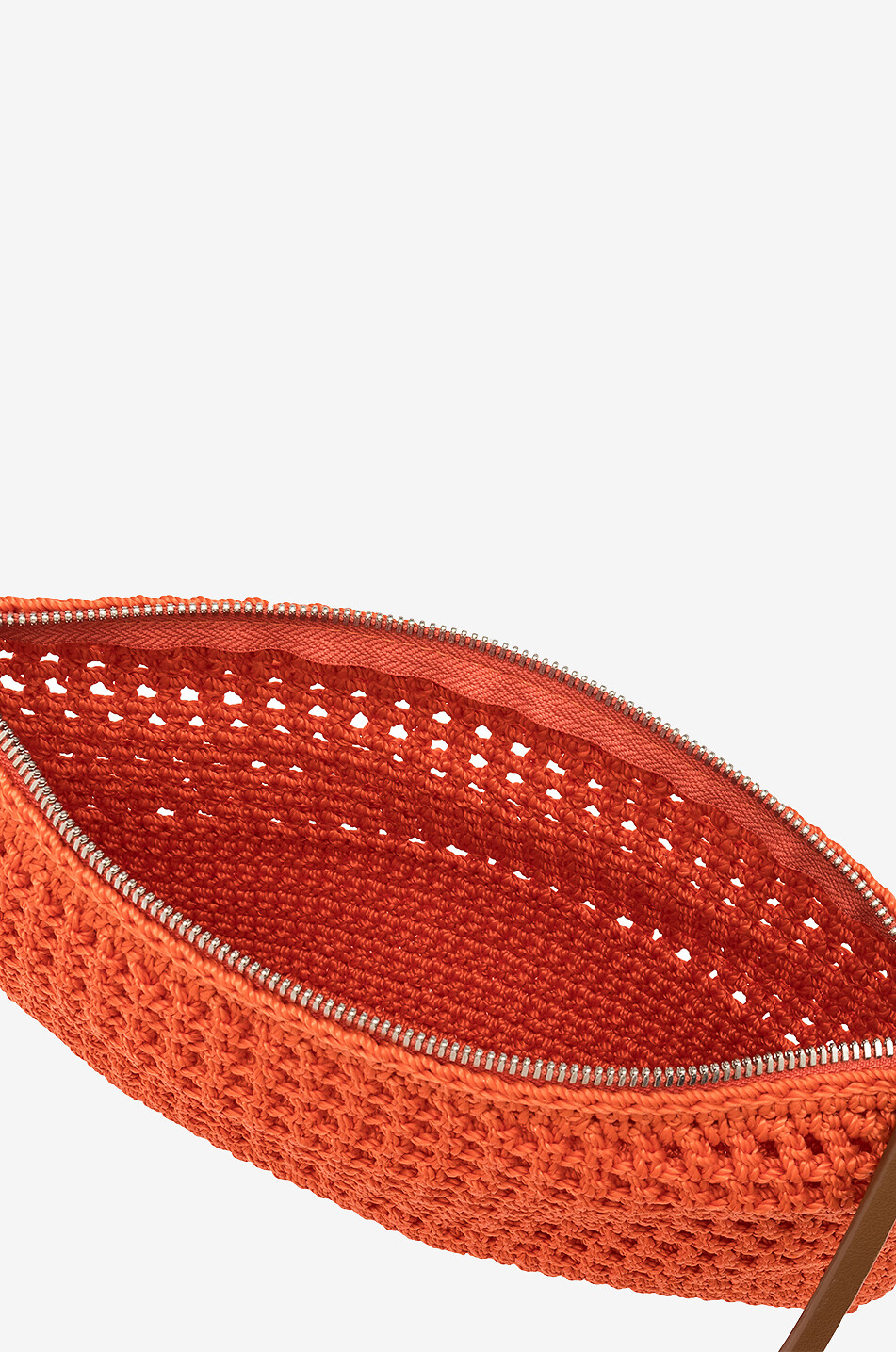 GIANNI CHIARINI Sac porté épaule crochetée Victoria Femme ORANGE FONCÉ 4