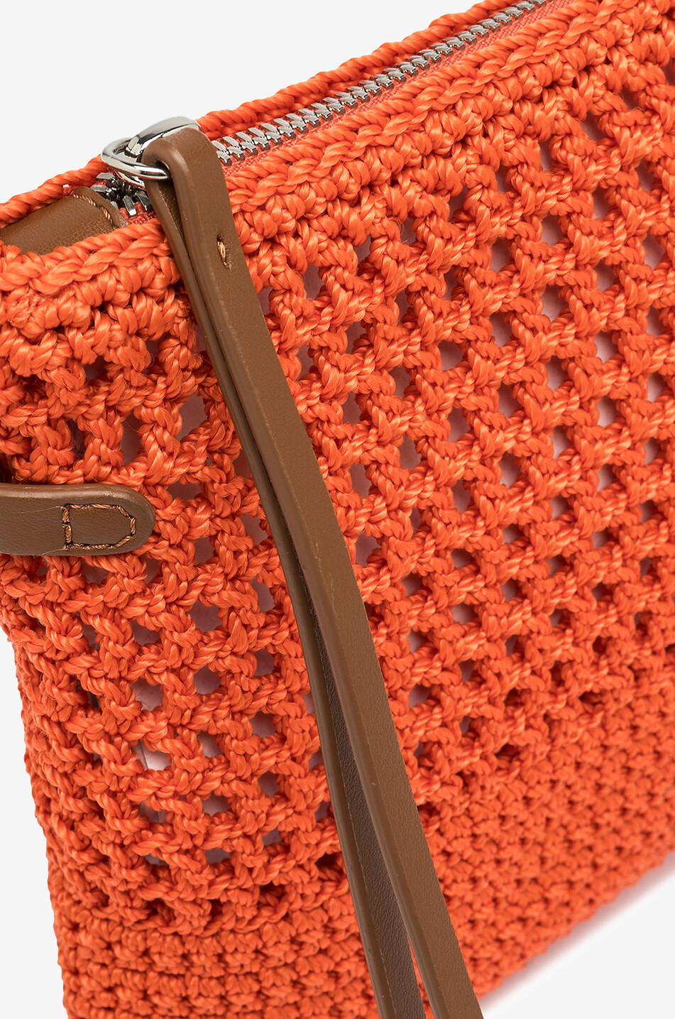GIANNI CHIARINI Sac porté épaule crochetée Victoria Femme ORANGE FONCÉ 5