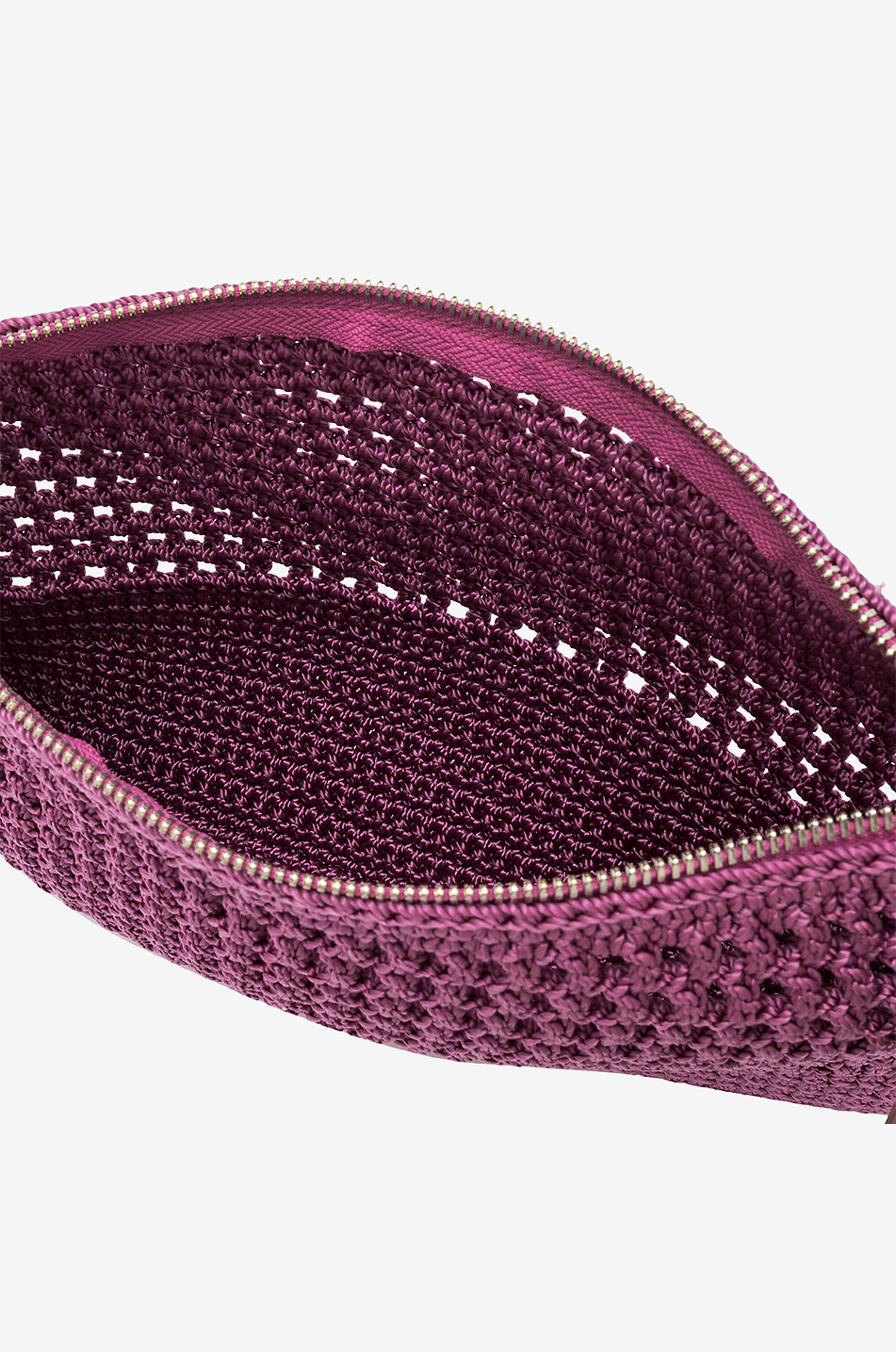 GIANNI CHIARINI Sac porté épaule crochetée Victoria Femme VIOLET FONCÉ 5