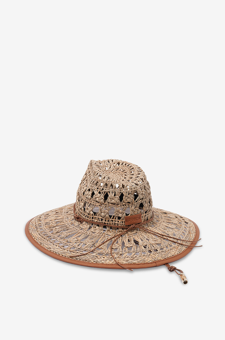 CATARZI 1910 Chapeau ajouré à bord large Ventotene Femme Beige clair 2