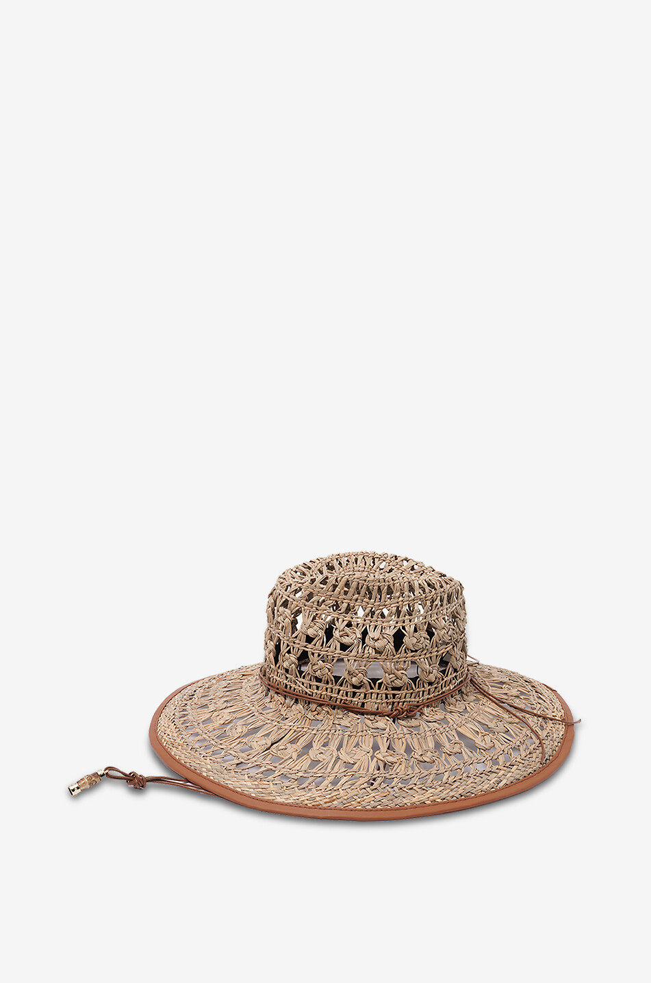 Chapeau ajouré à bord large Ventotene
