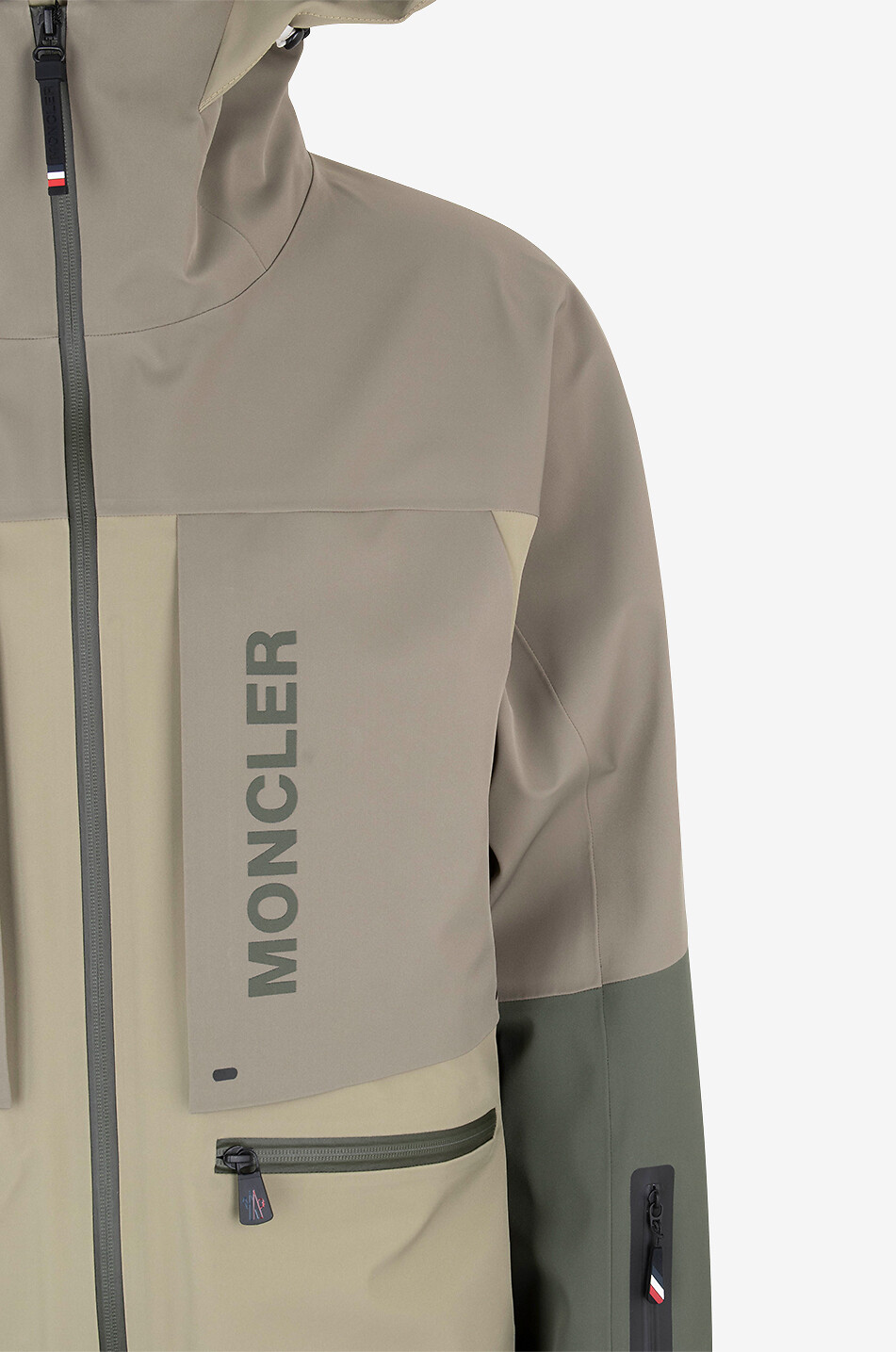 MONCLER GRENOBLE Fussen hooded hardshell ski jacket Men KHAKI 3
