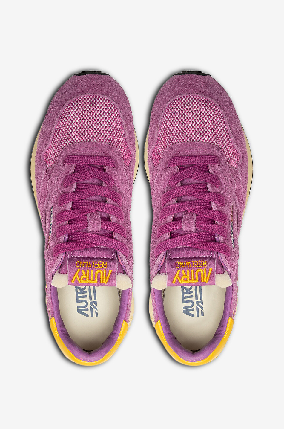 AUTRY Zweifarbige Schnürsneakers Reelwind Low Herren ROSA 4