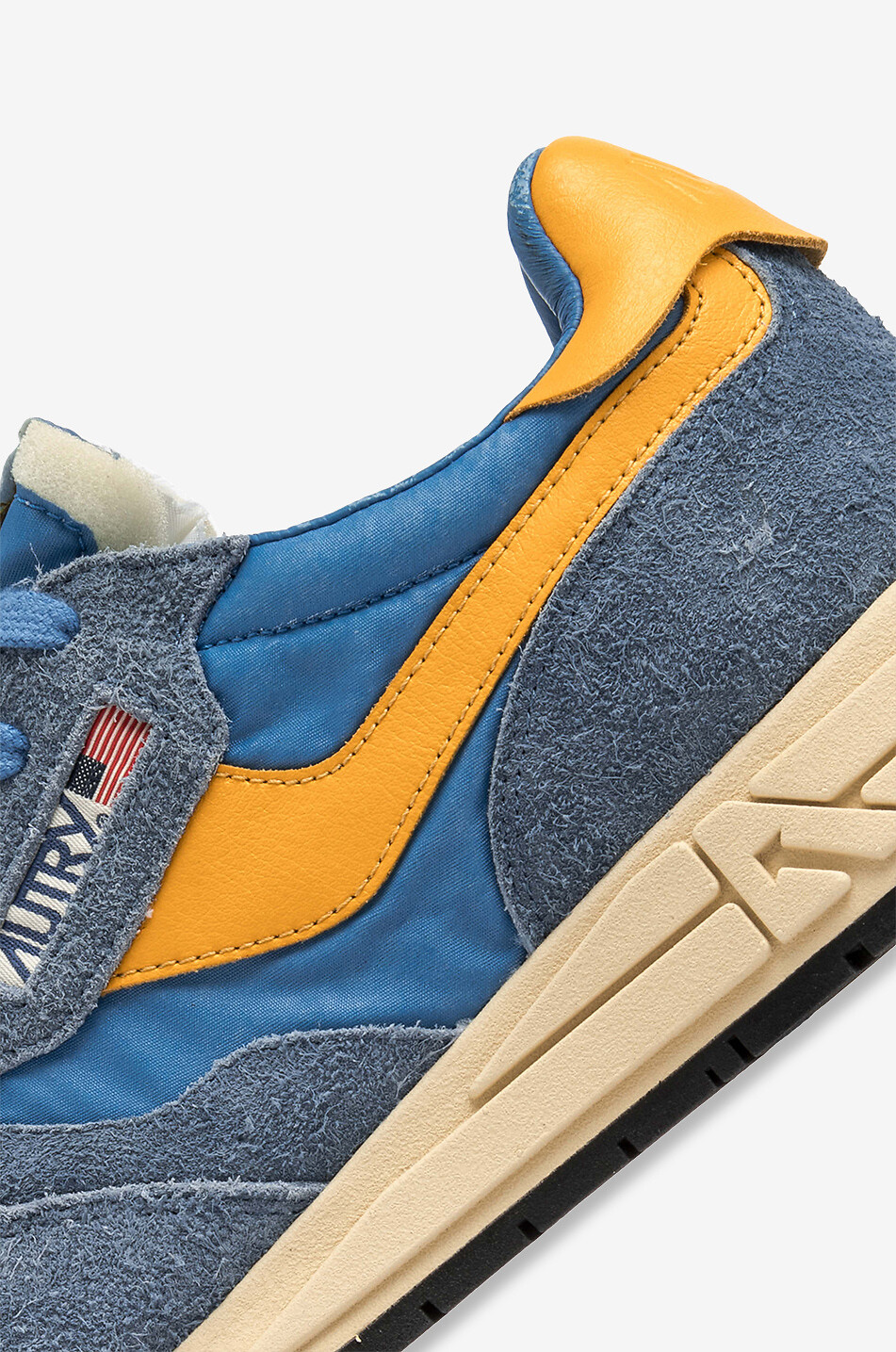 AUTRY Zweifarbige Sneakers aus Netzstoff und Wildleder Reelwind Low Herren BLAU 6