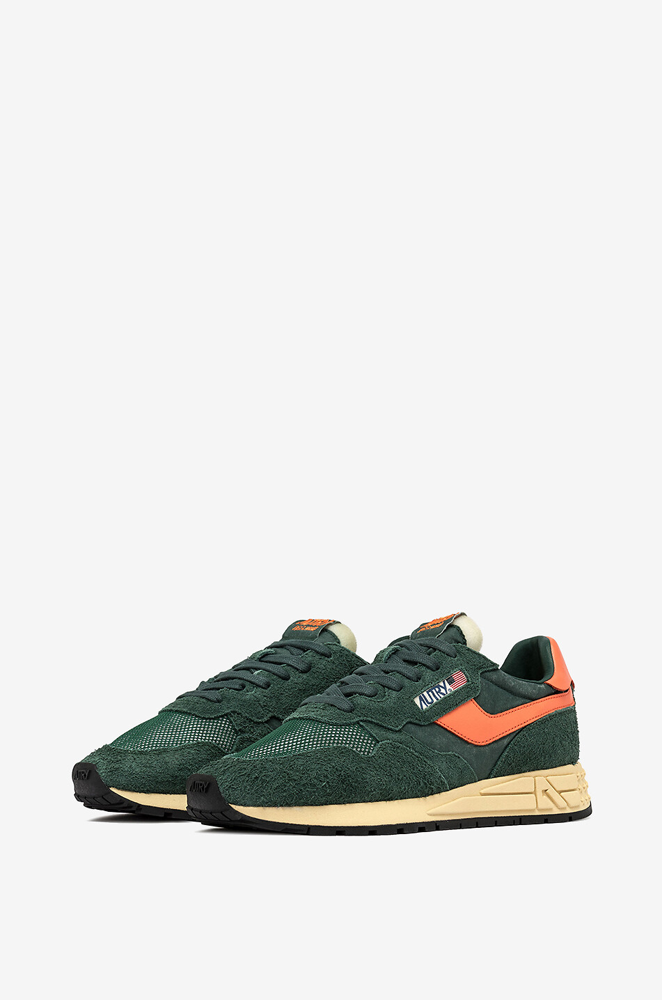 Baskets bi-matière à lacets Reelwind Low