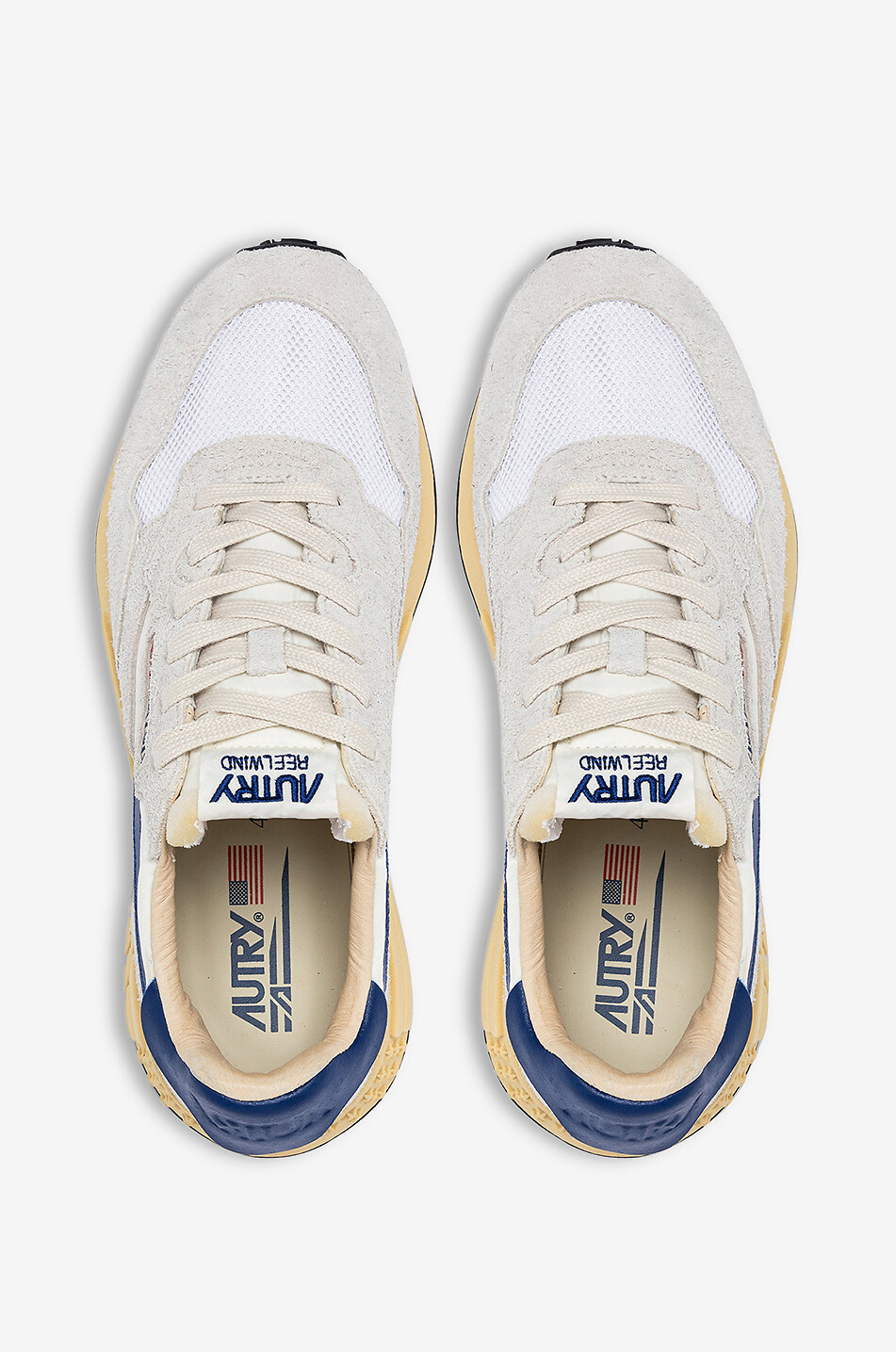 AUTRY Baskets basses à lacets Reelwind Low Homme GRIS 4