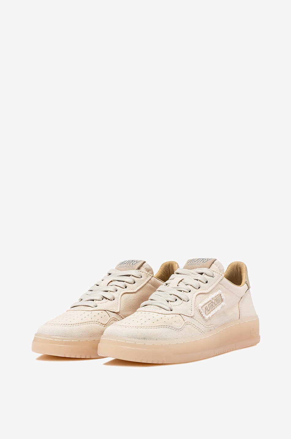 AUTRY Schnürsneakers aus Canvas Medalist Low Herren BEIGE 2
