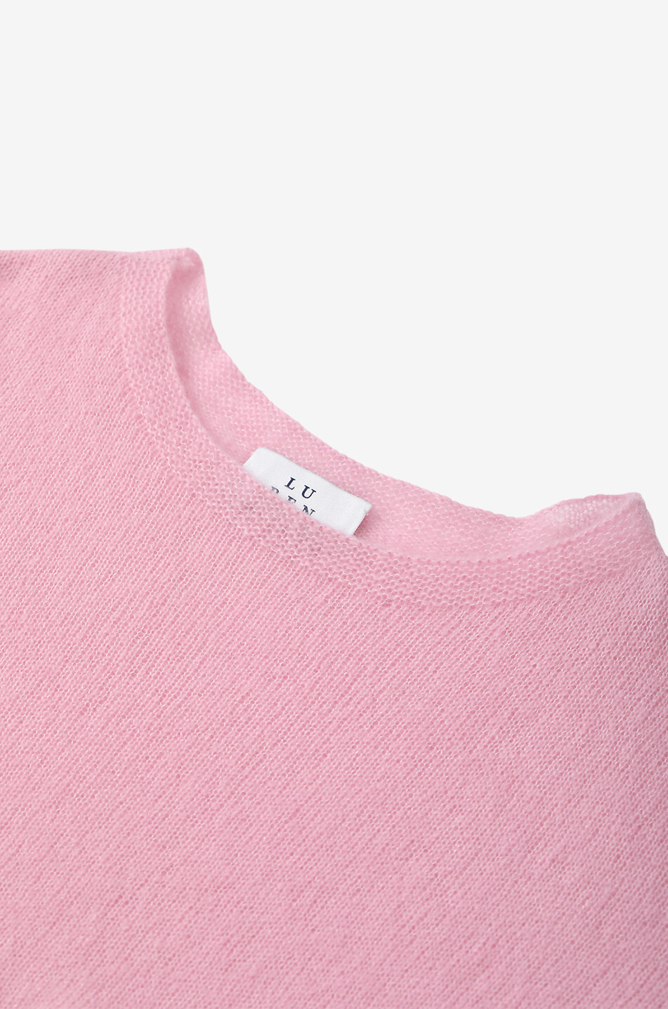 LU REN Pull évasé à col rond en cachemire et soie Cidalia Femme ROSE 3
