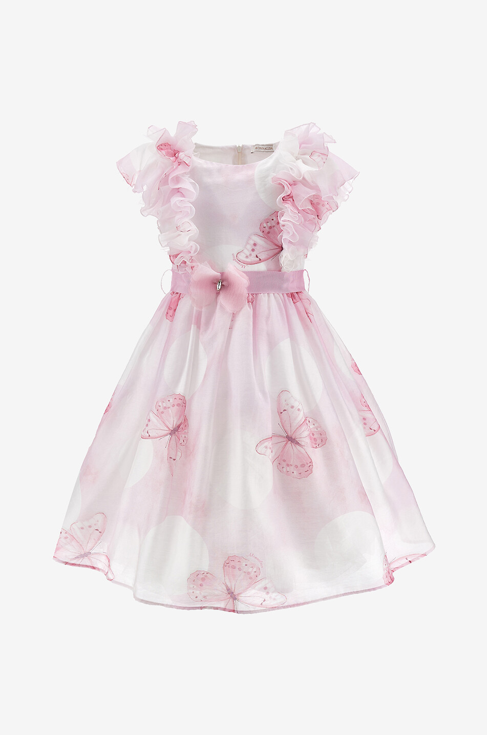 Mädchen-Tüllkleid mit Schmetterlingsprint
