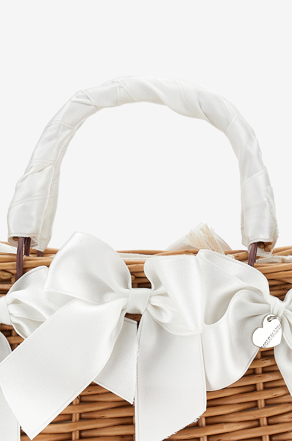 Panier orné de noeuds fille