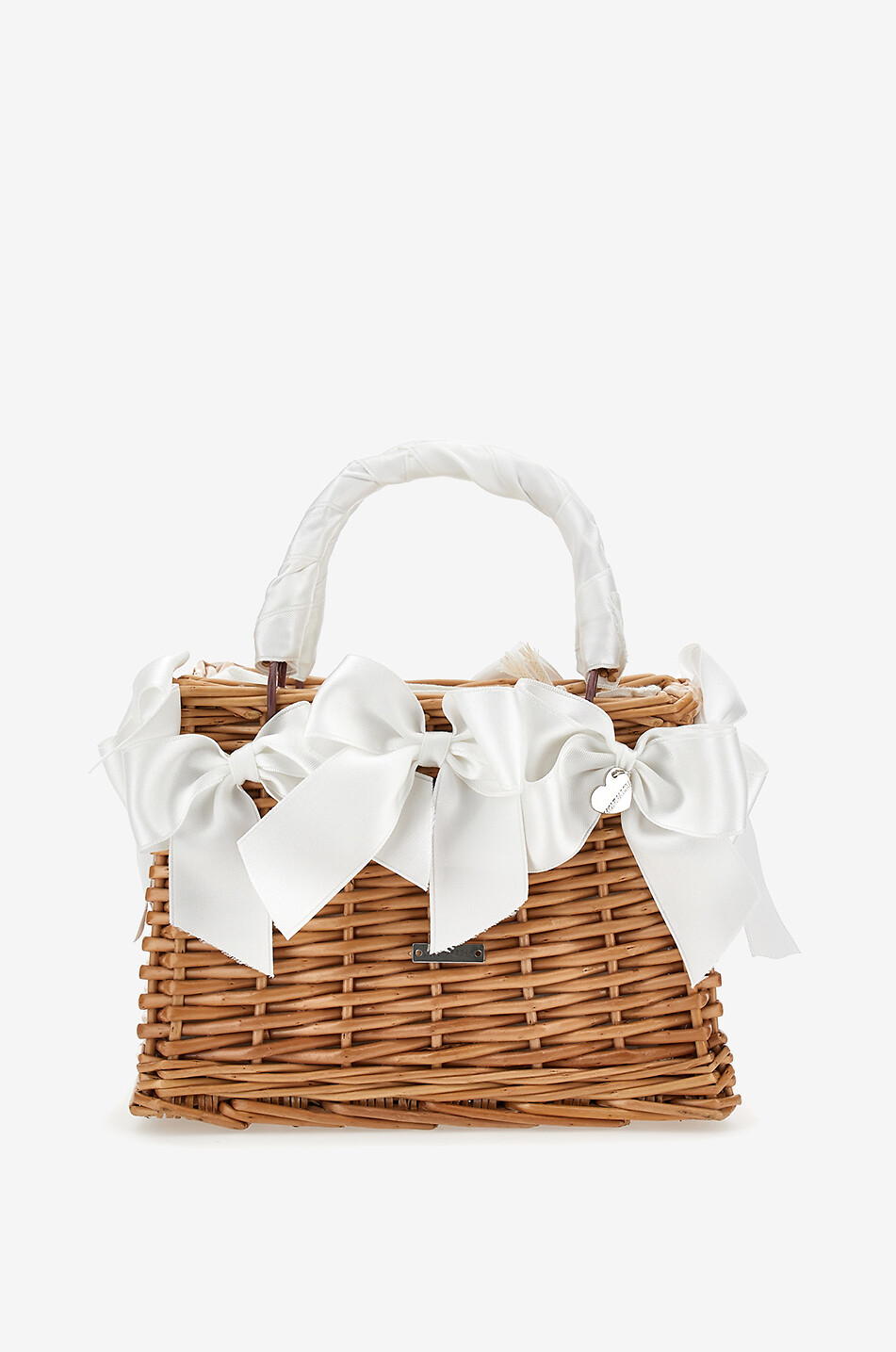 Panier orné de noeuds fille