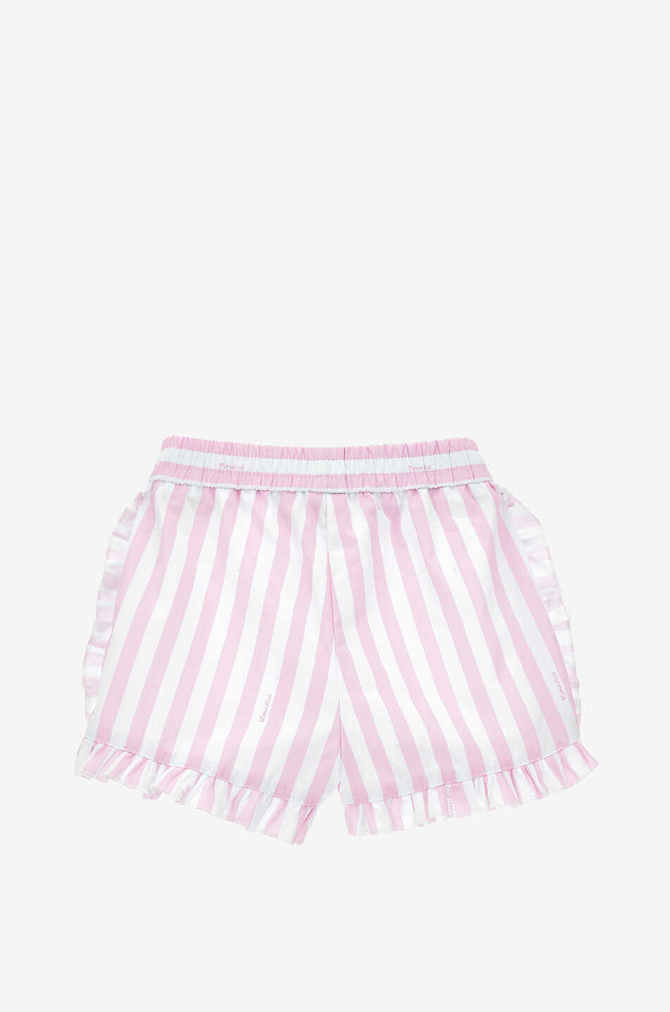 MONNALISA Short à rayures et volants fille Bébé ROSE 2