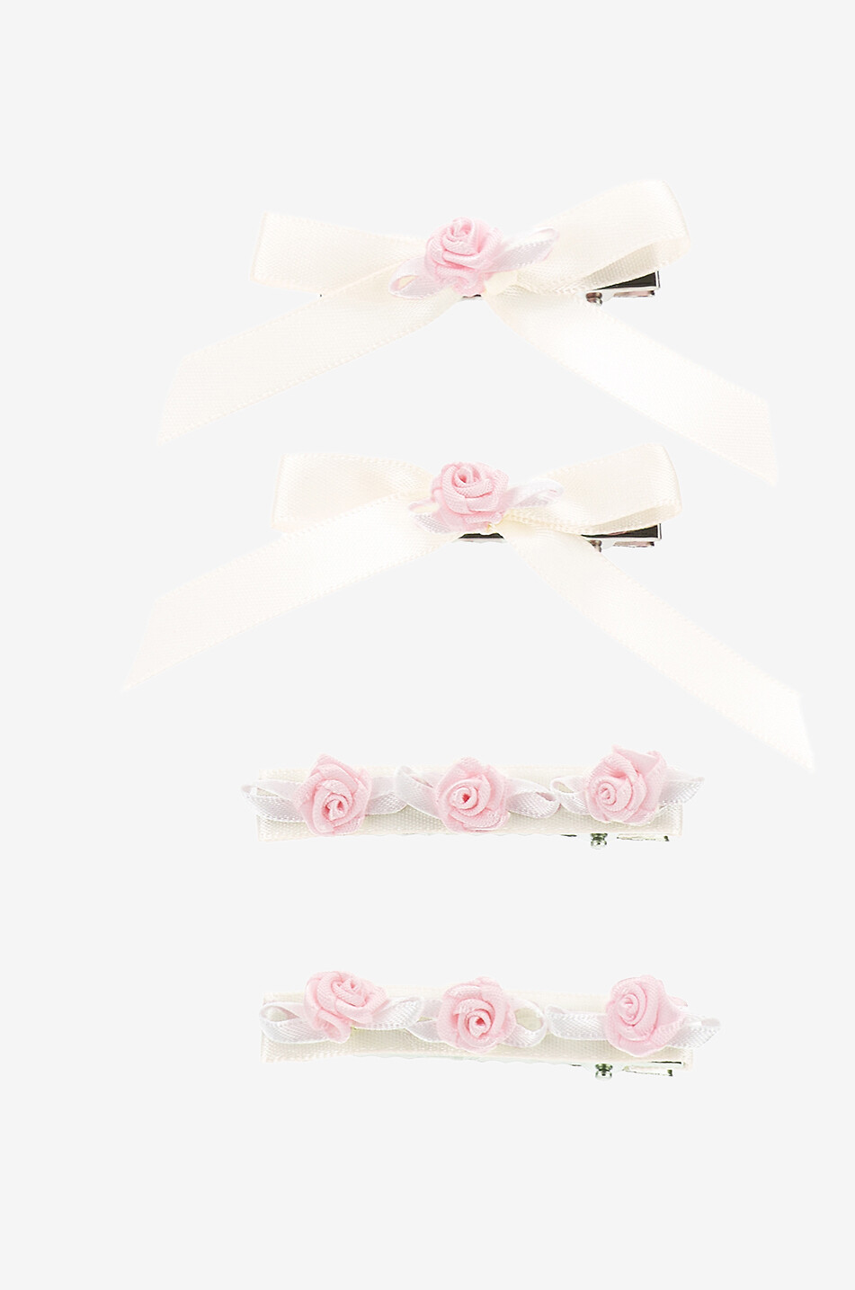 4er-Set Haarspangen für Mädchen Rosen