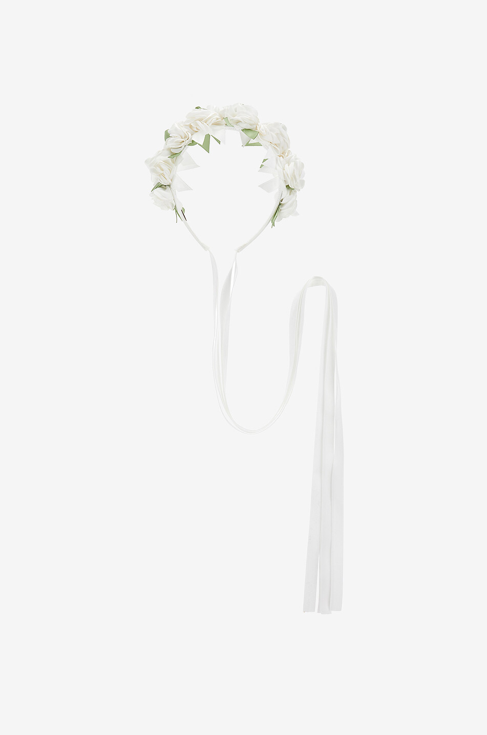 MONNALISA Haarreif mit Blumen für Mädchen Mädchen WEISS 4