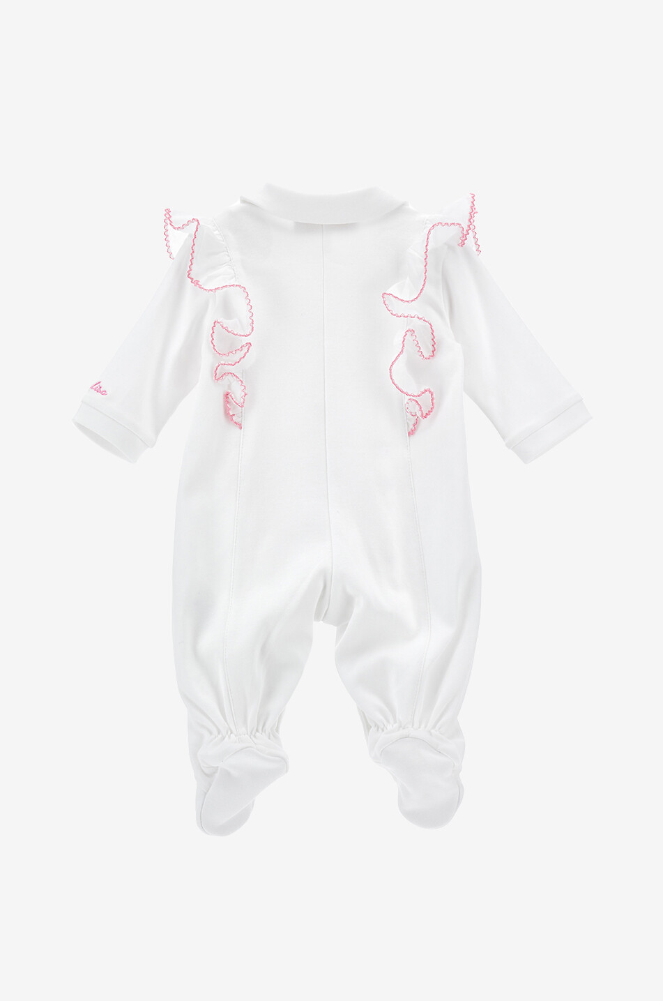 MONNALISA Baby-Strampler aus Jersey mit Rosenprint und Rüschen Baby WEISS 2