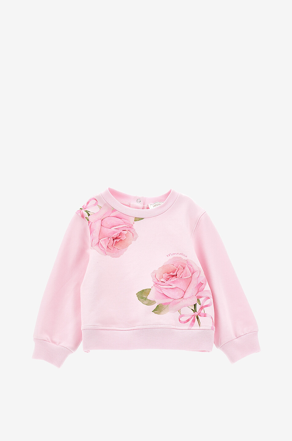 MONNALISA Baby-Jogginganzug mit Rosenprint Baby ROSA 1