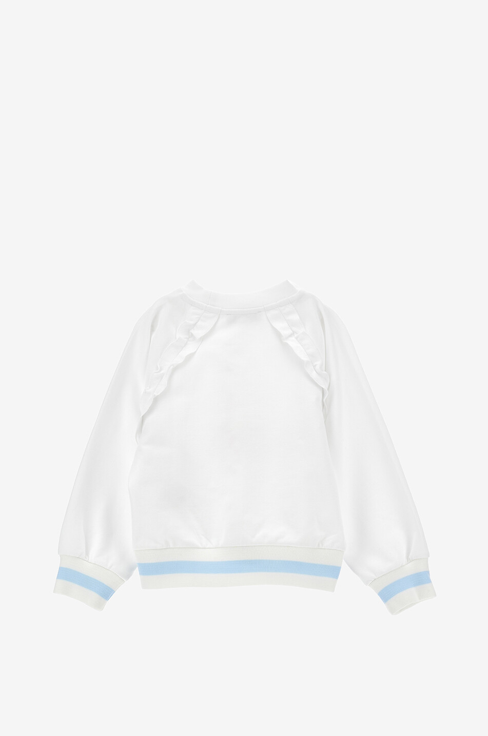 MONNALISA Mädchen-Sweatshirt mit Rüschen Kitten and Berries Mädchen WEISS 2