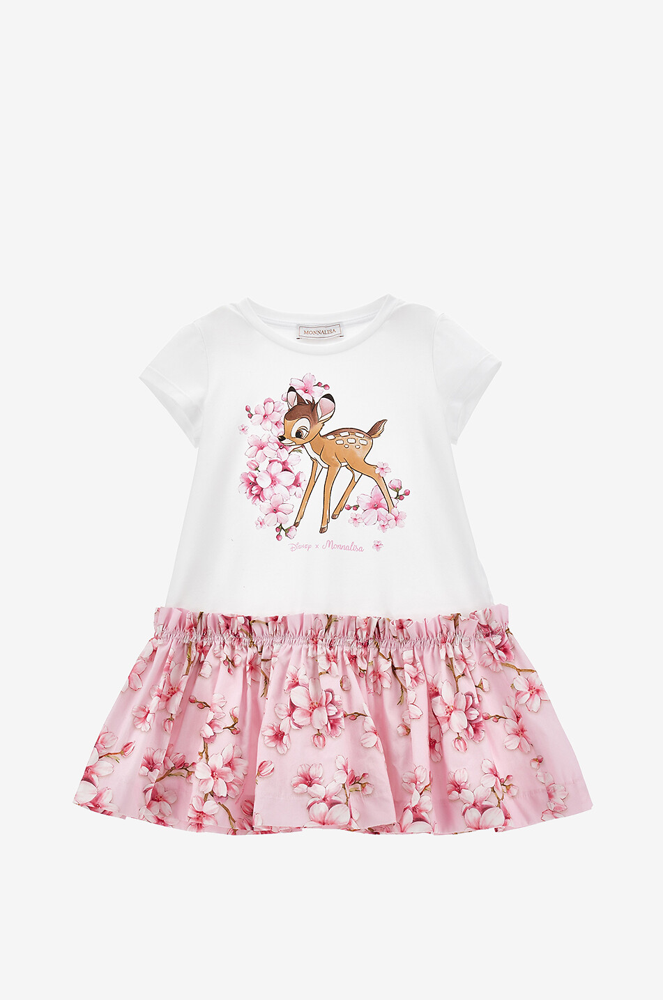 MONNALISA Bambi girls' jersey dress Girl PINK 1