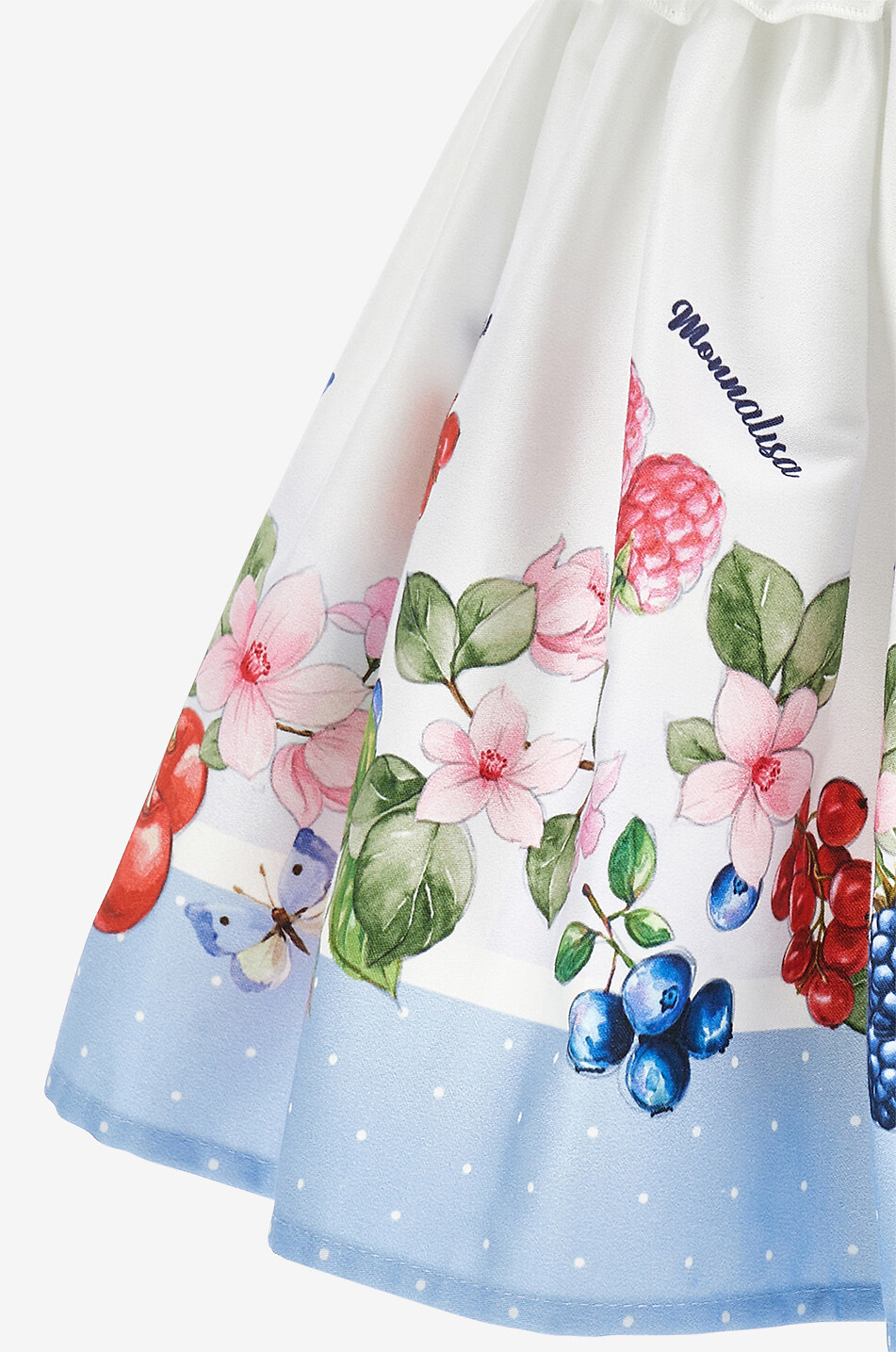 Jupe évasée courte fille Berries