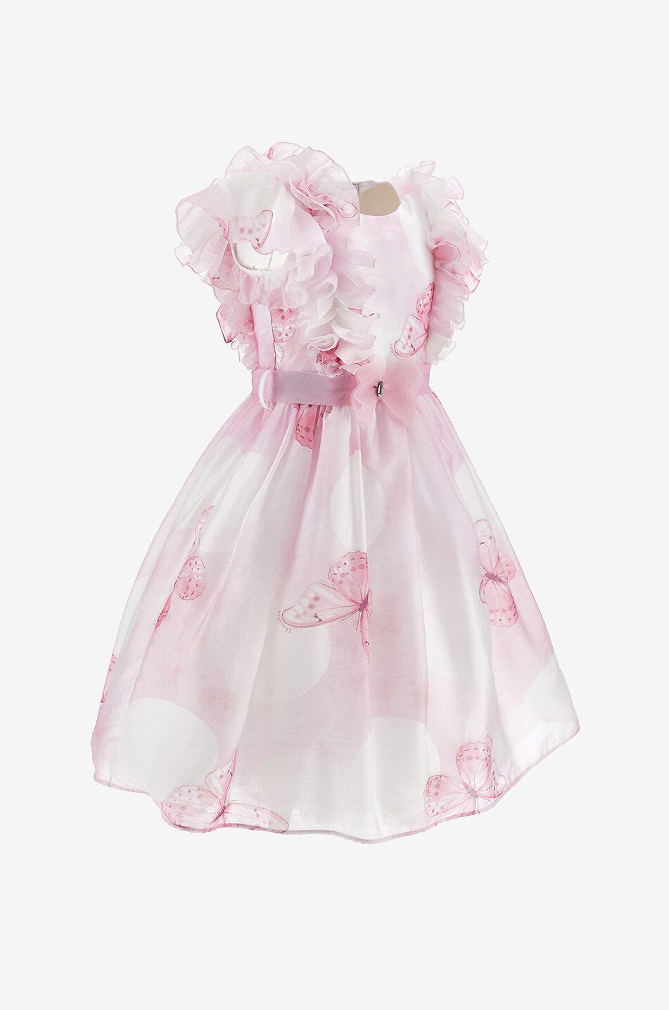 Robe en tulle imprimée papillons fille
