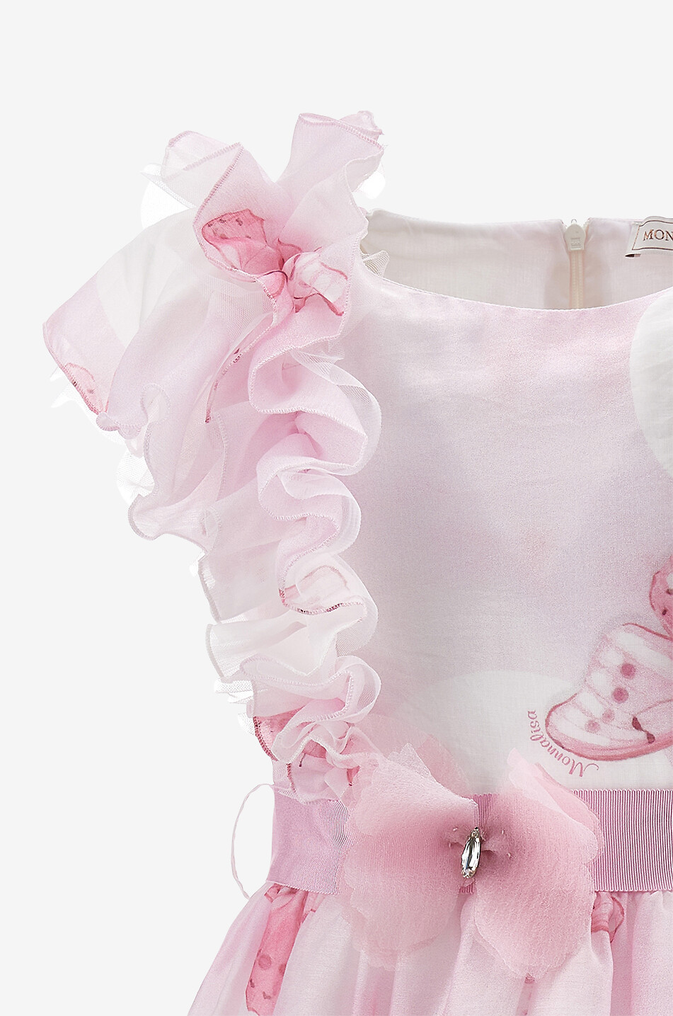 Robe en tulle imprimée papillons fille