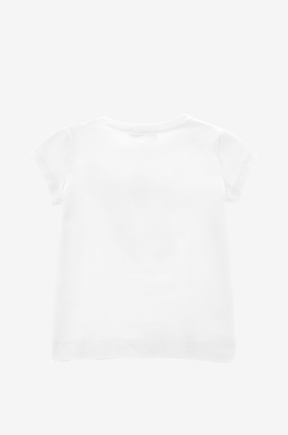 MONNALISA Bambi girls' short-sleeved T-shirt Girl WHITE 2