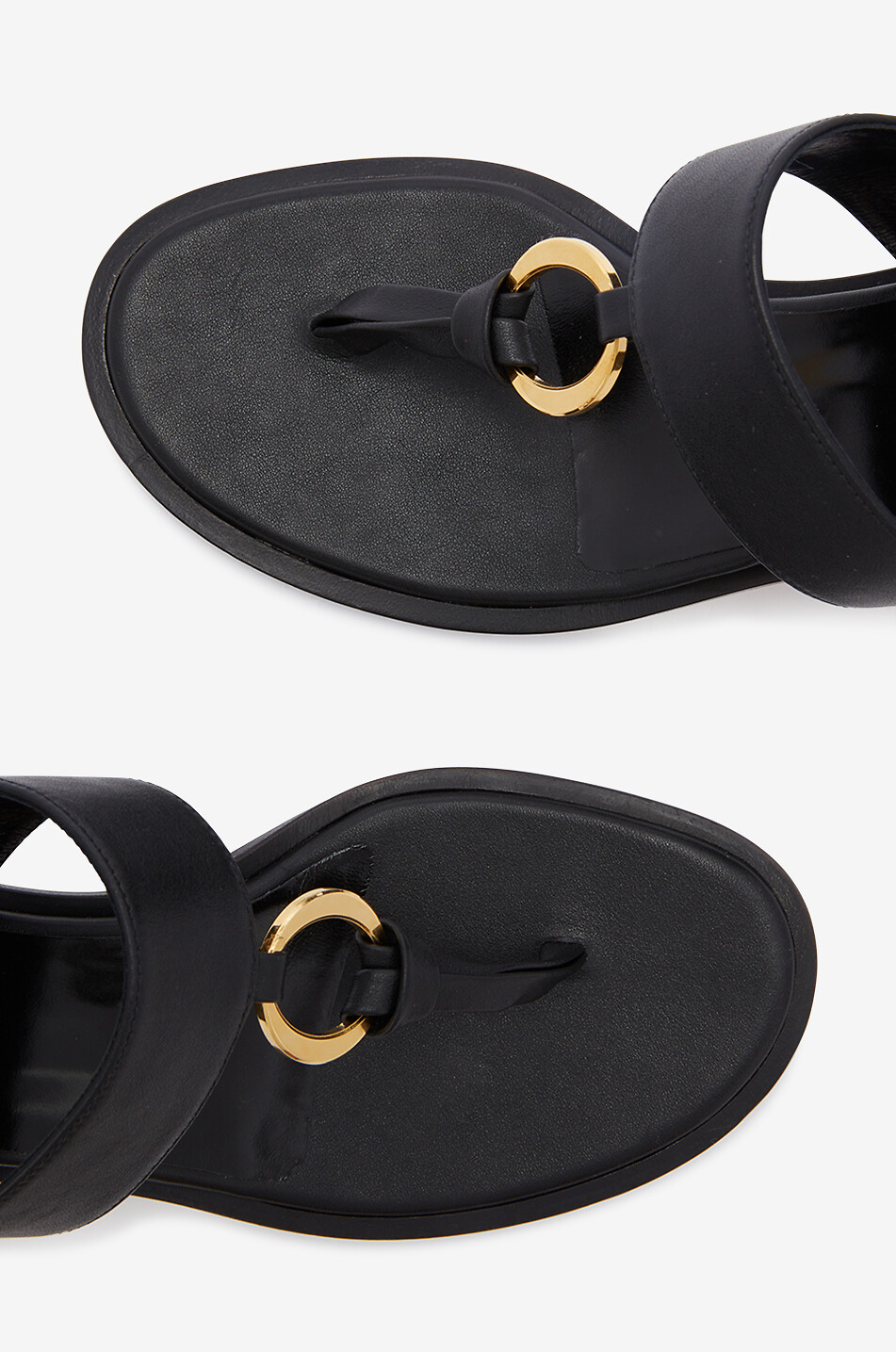 ODISSI Sandalen mit Blockabsatz aus Leder Olivia Damen SCHWARZ 7