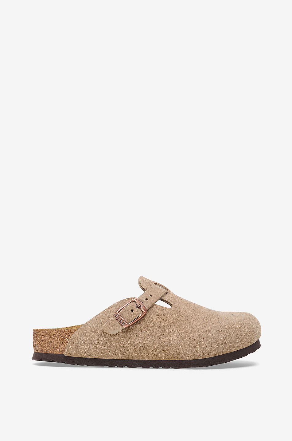 BIRKENSTOCK Clogs aus Wildleder für Kinder Boston Kids  BRAUN 2
