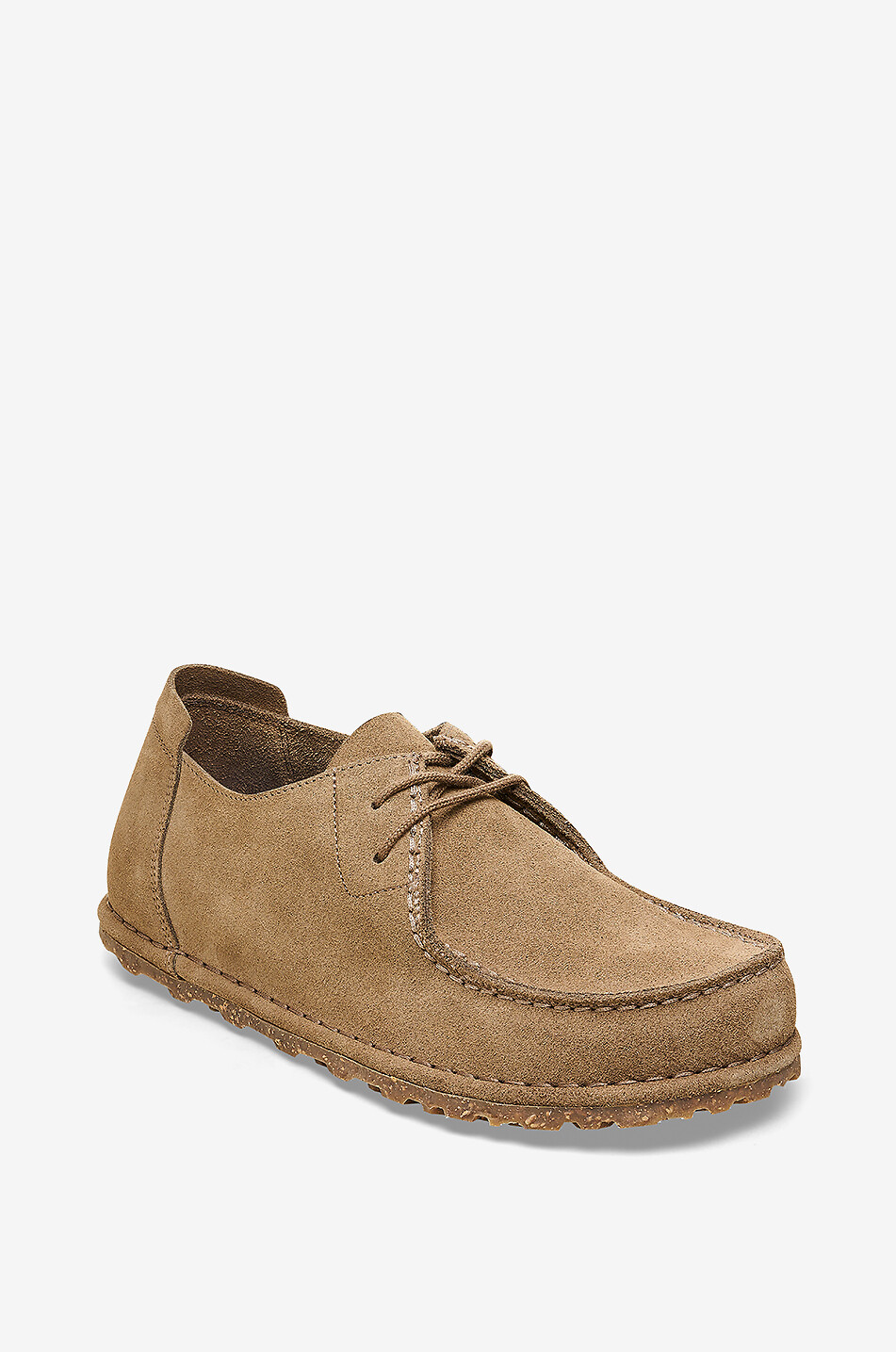 BIRKENSTOCK Utti Lace suede derby shoes Women BROWN 1