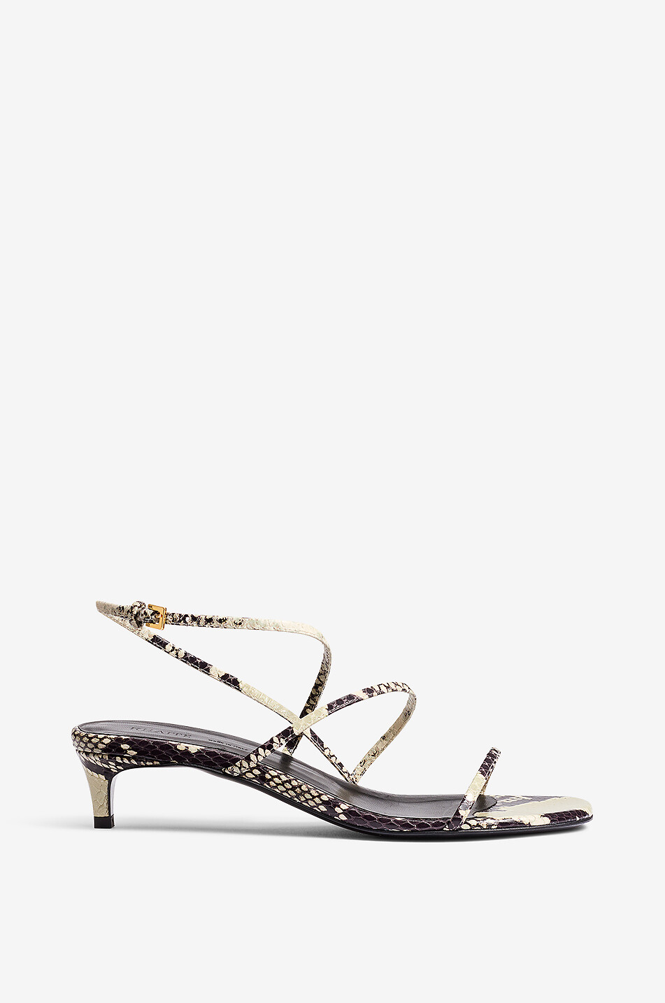 KHAITE Sandales en cuir effet python Loop 35 Femme MULTICOLORE 2