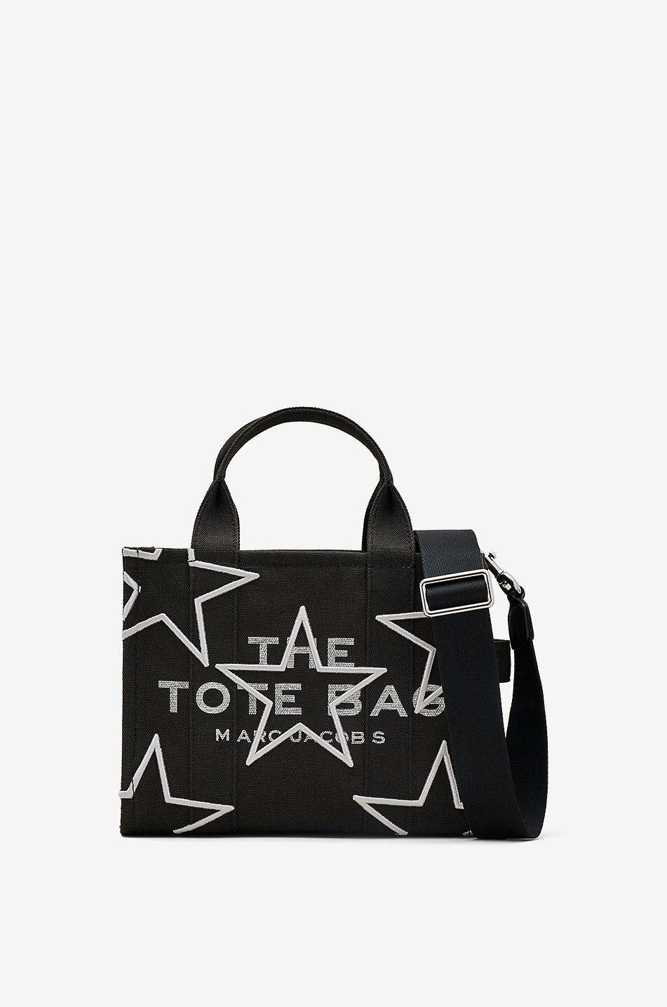 MARC JACOBS Mini-Shopper aus Baumwolle The Star Canvas Small Tote Bag Damen SCHWARZ 1