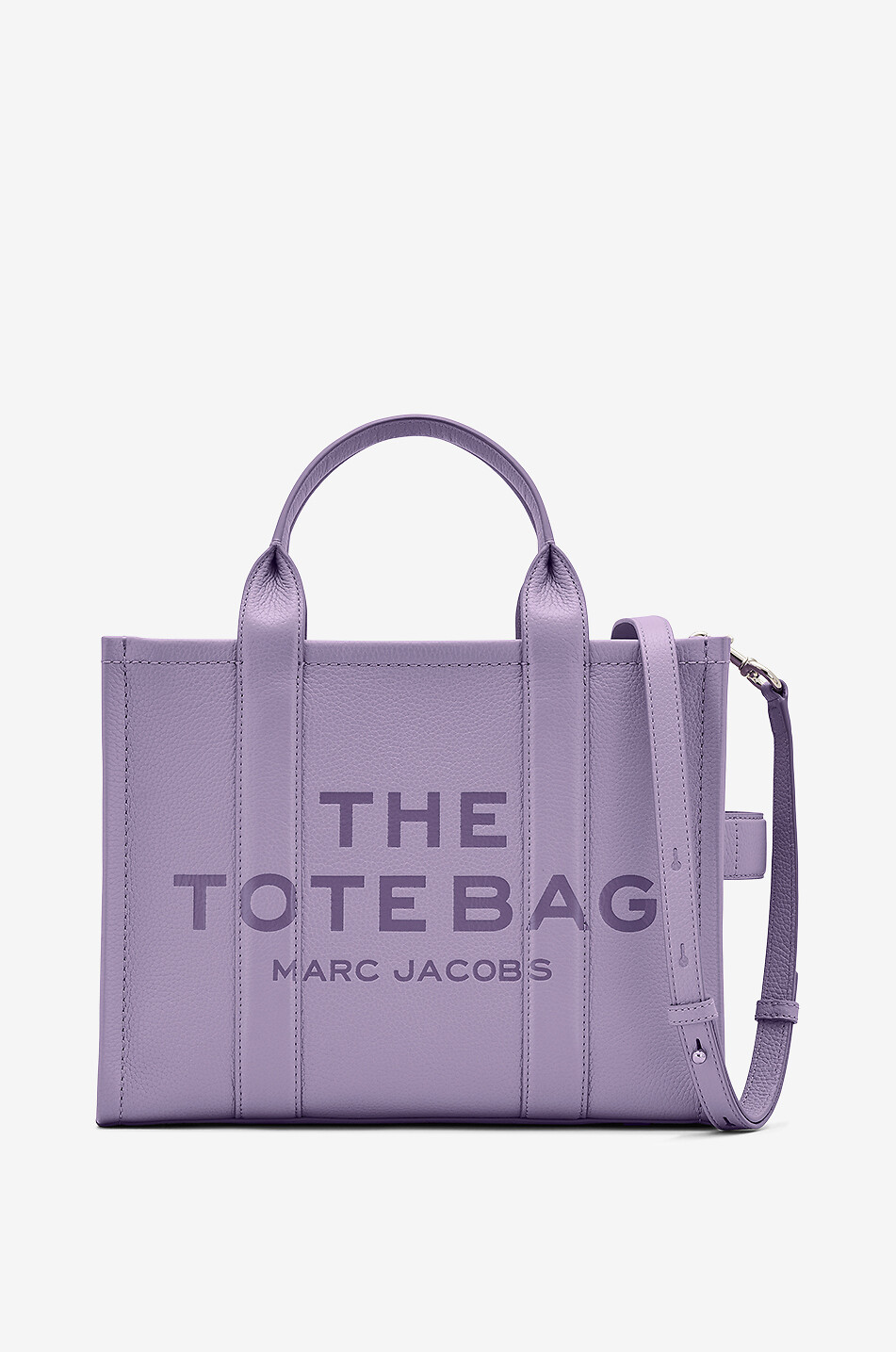 Shopper aus genarbtem Leder The Leather Medium Tote