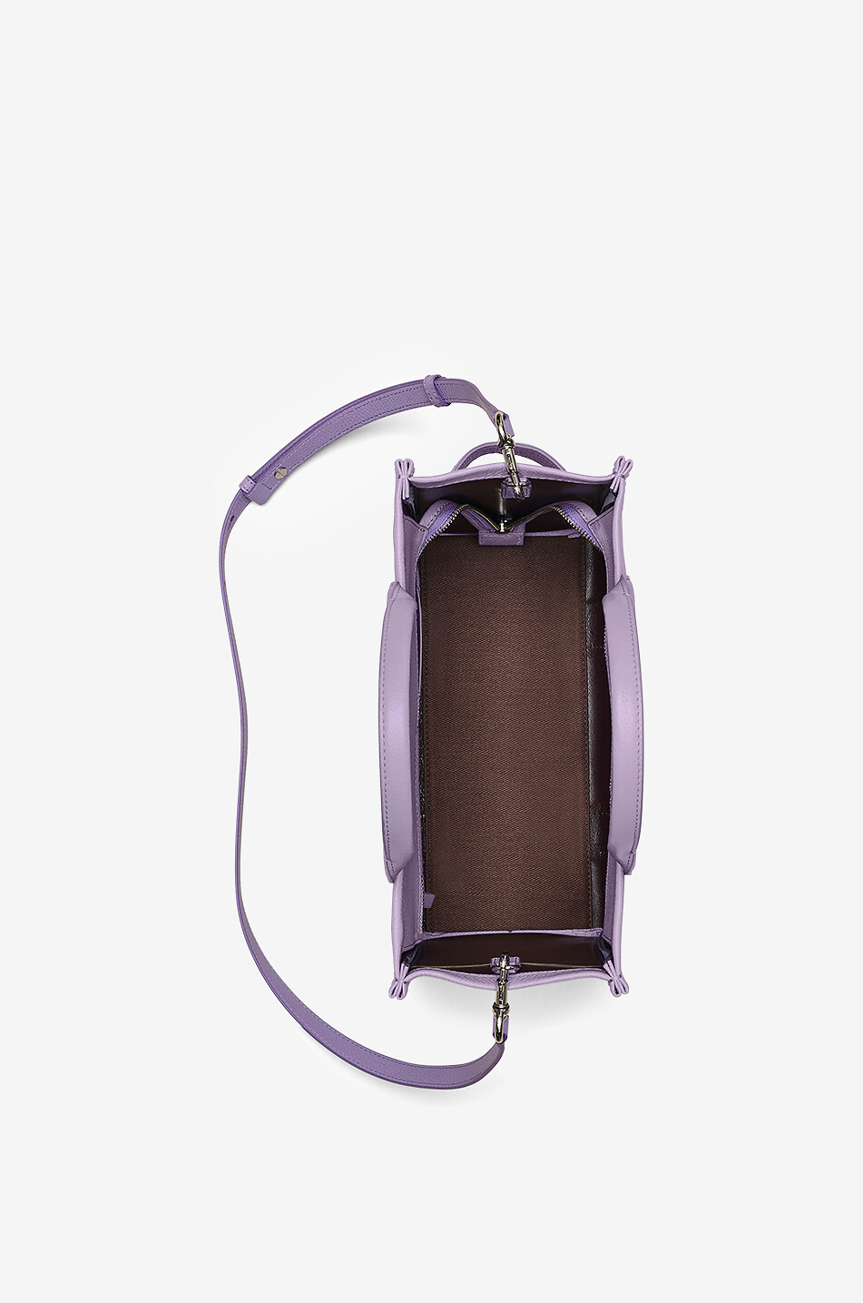 Shopper aus genarbtem Leder The Leather Medium Tote