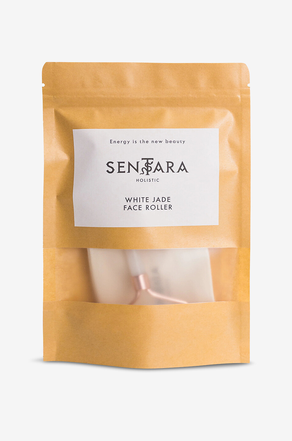 SENTARA HOLISTIC Rouleau de massage de visage Roller Jade Blanc Unisexe Incolore 2